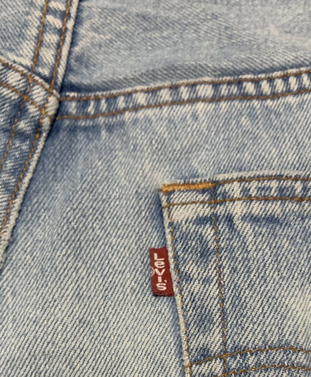 Levi's Vintage Levis 501 Straight Patchwork Jeans Size US 34 / EU 50 - 14 Thumbnail