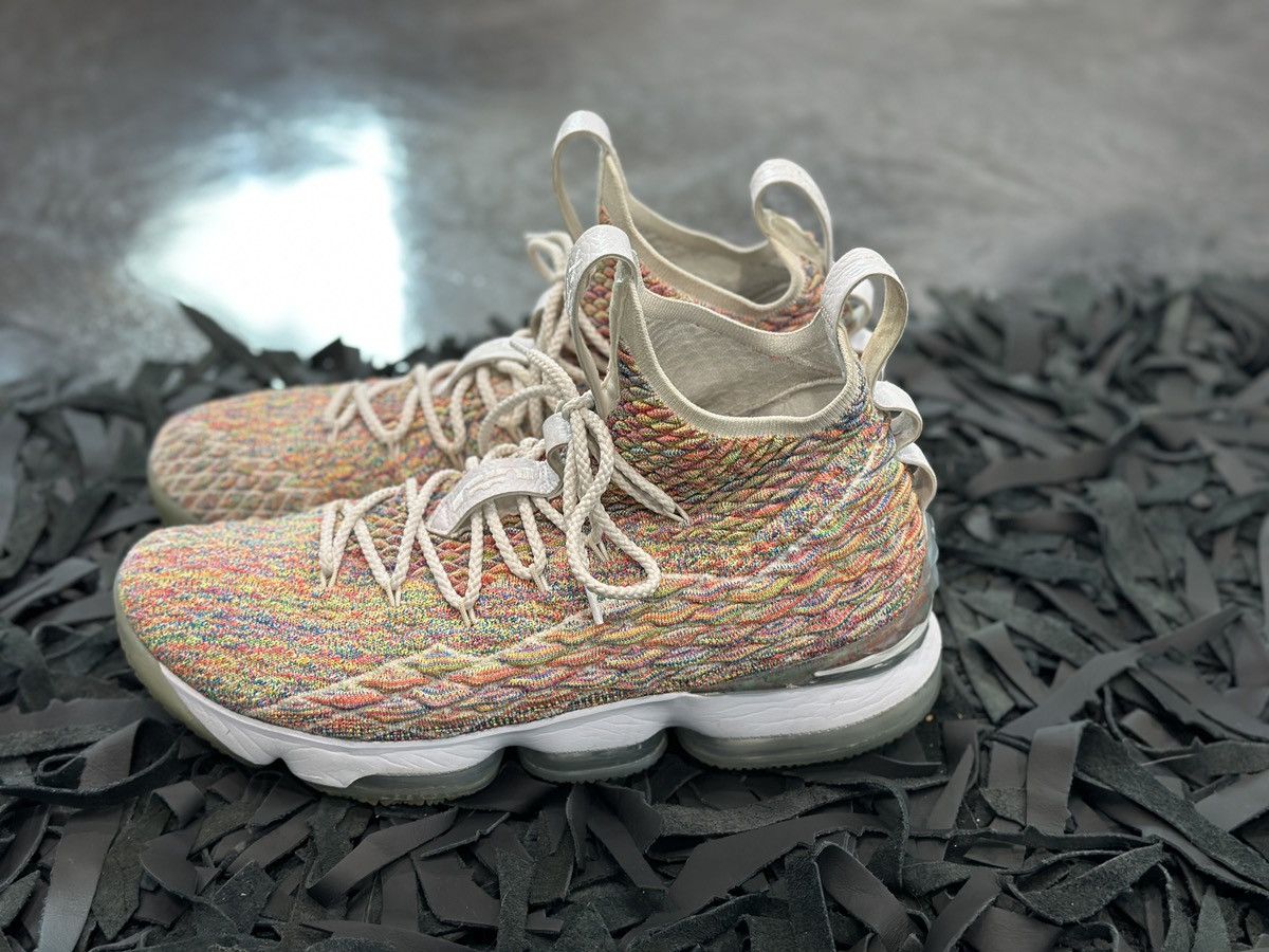 Nike Nike Lebron 15 “Fruity Pebbles” Size US 13 / EU 46 - 1 Thumbnail