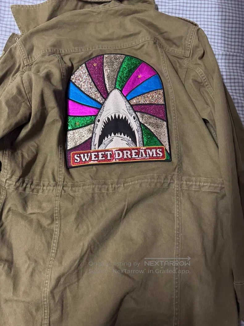 Saint Laurent Paris Saint Laurent Paris Military Green Sharkskin Jacket Size XS / US 0-2 / IT 36-38 - 1 Thumbnail
