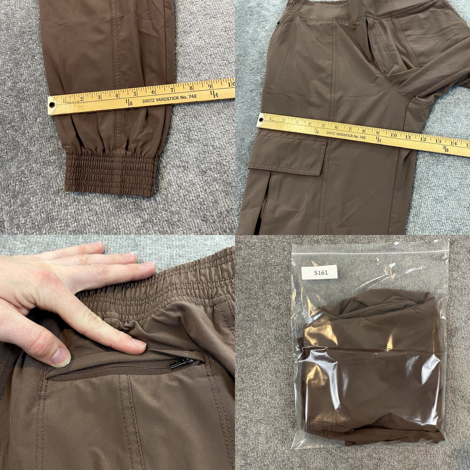 Athleta Athleta Pants 6 Chelsea Utility Jogger Mineral Brown Cargo Gym Train Run Womens Size 28" / US 6 / IT 42 - 9 Thumbnail