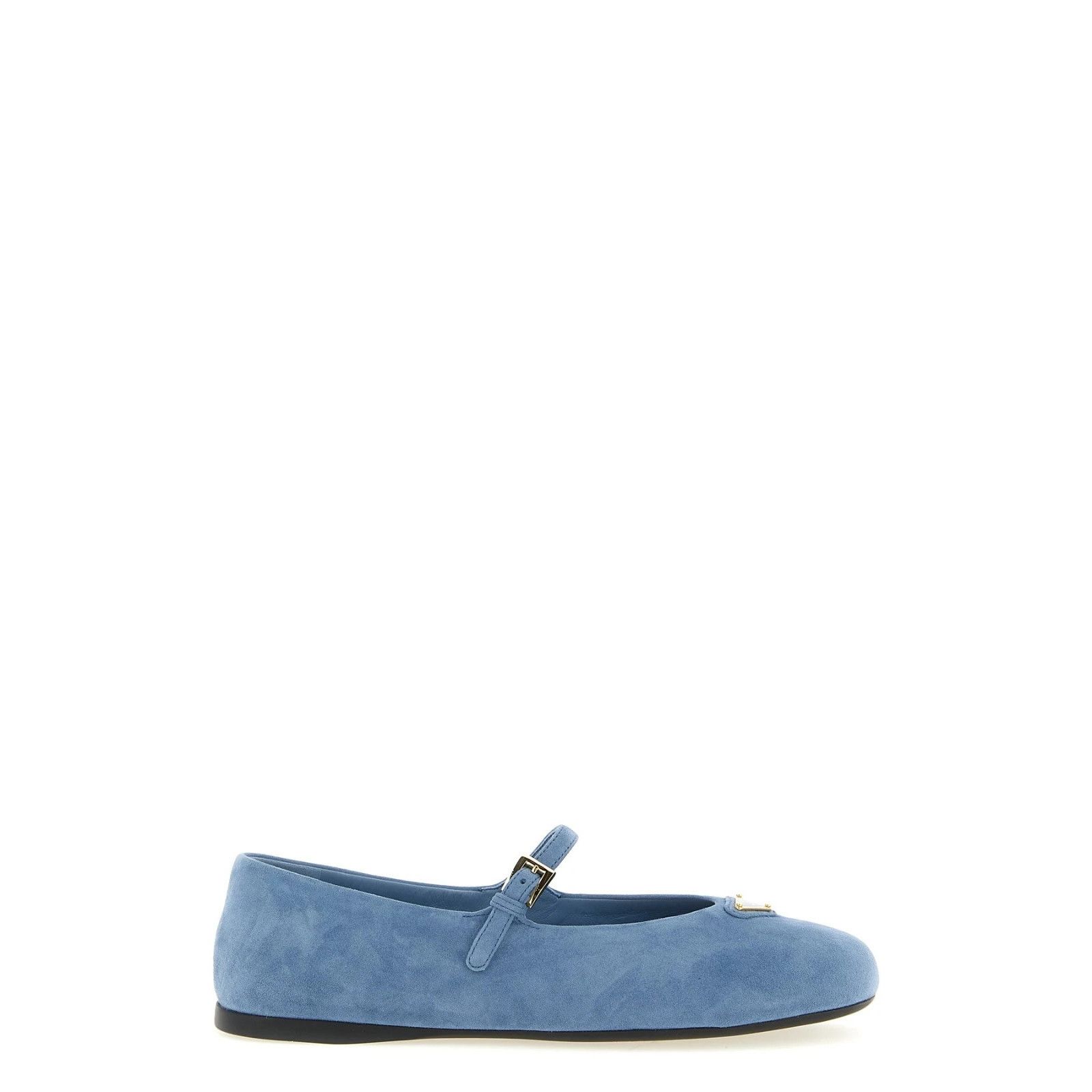 Prada PRADA $1070 Astral Blue Suede Ballerinas New & Authentic (Wo Size US 9 / IT 39 - 5 Thumbnail