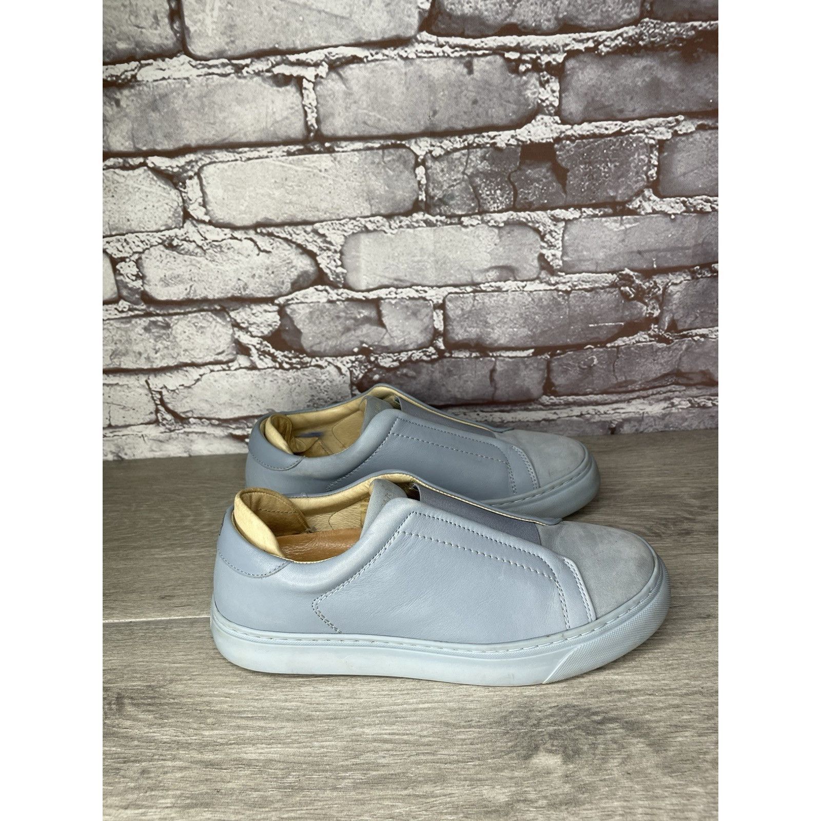 ALBA Alma Mater Blue Leather Slip On Casual Sneakers Shoes Women’ Size US 6.5 / IT 36.5 - 17 Thumbnail