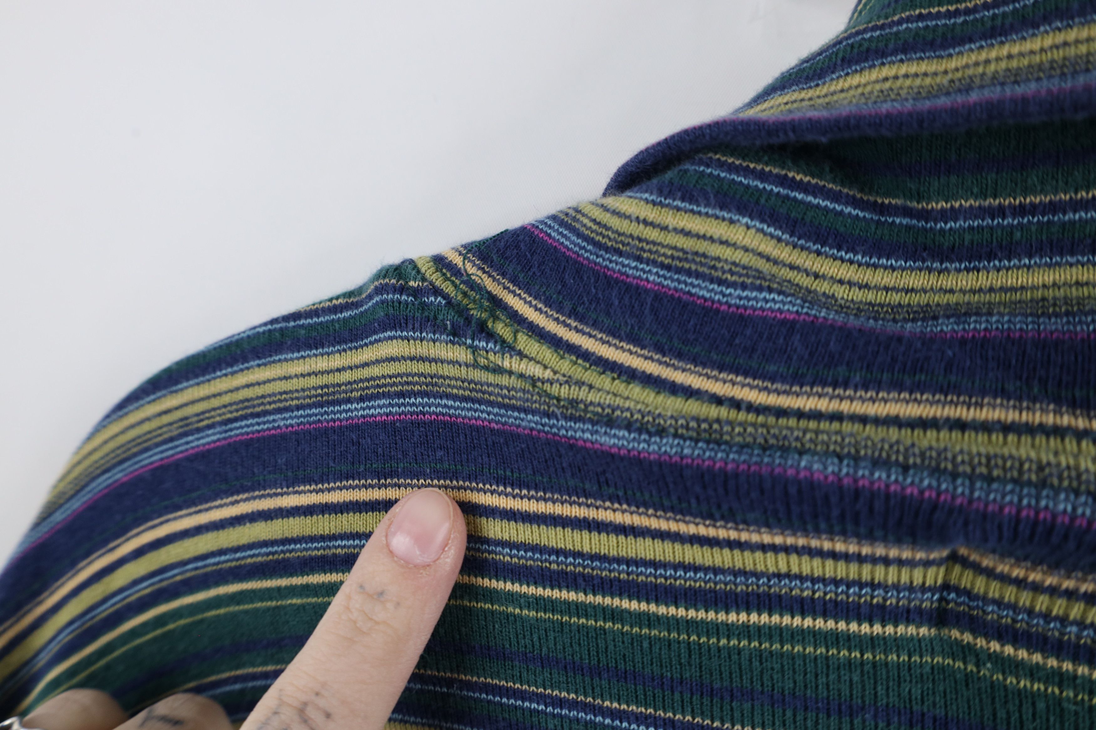 Vintage Vintage 90s Streetwear Knit Long Sleeve Turtleneck T-Shirt Size XL / US 12-14 / IT 48-50 - 7 Thumbnail