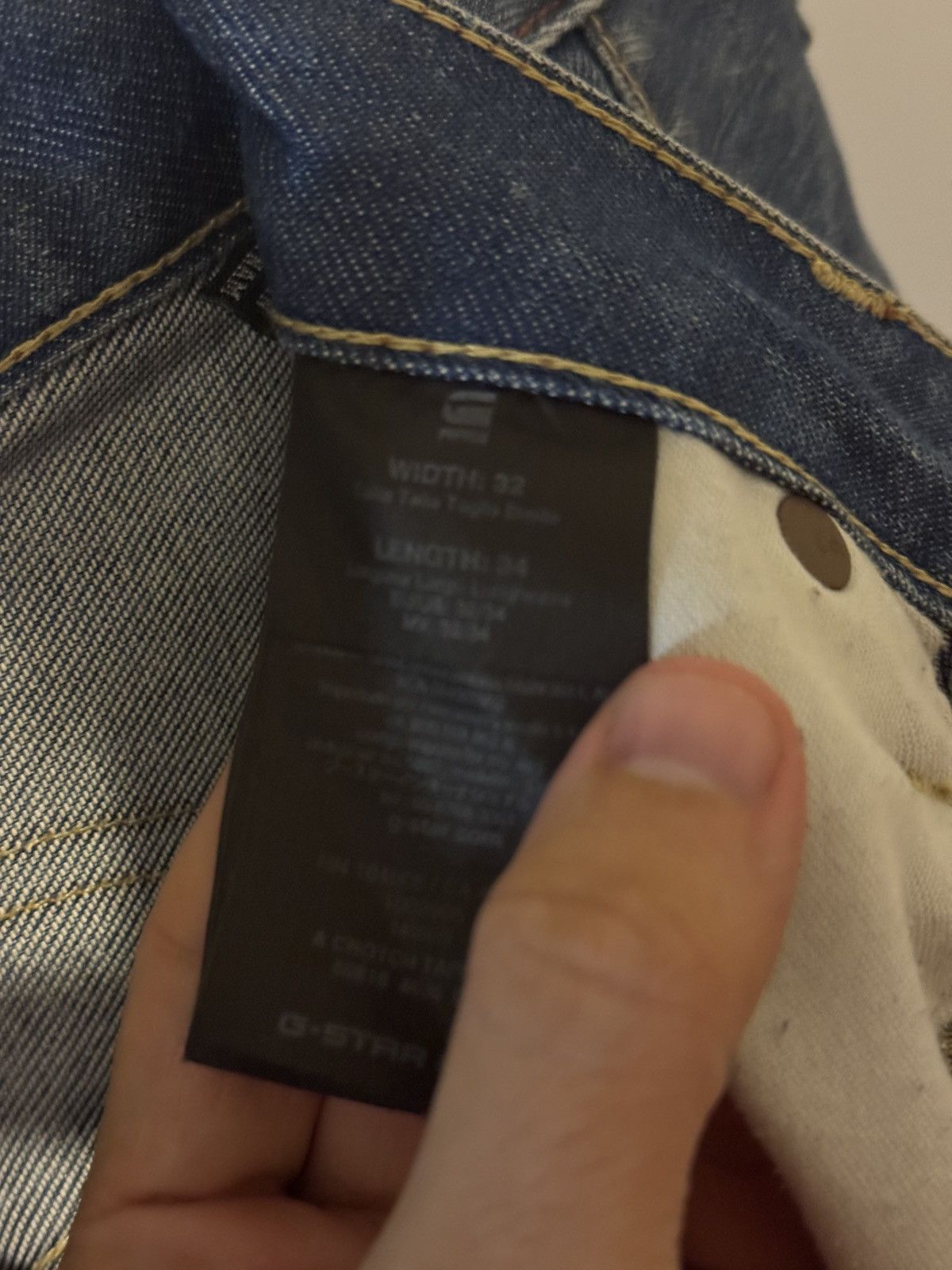 G-Star G-star a-crotch denim jeans size 32x34 Size US 34 / EU 50 - 6 Thumbnail