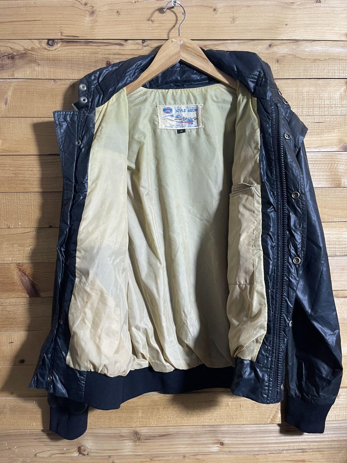 Vintage Vintage 80s black porsche car racing jacket Size US M / EU 48-50 / 2 - 10 Thumbnail