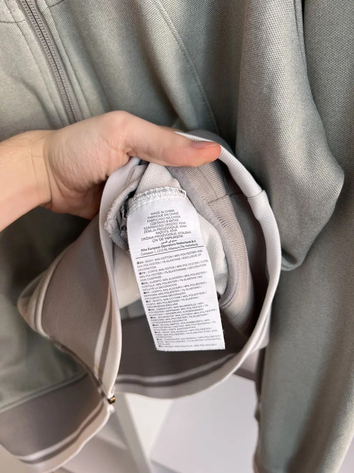 Nike × Vintage Vintage RF ROGER FEDERER GRAY NIKE TENNIS RARE JACKET Size US L / EU 52-54 / 3 - 14 Thumbnail
