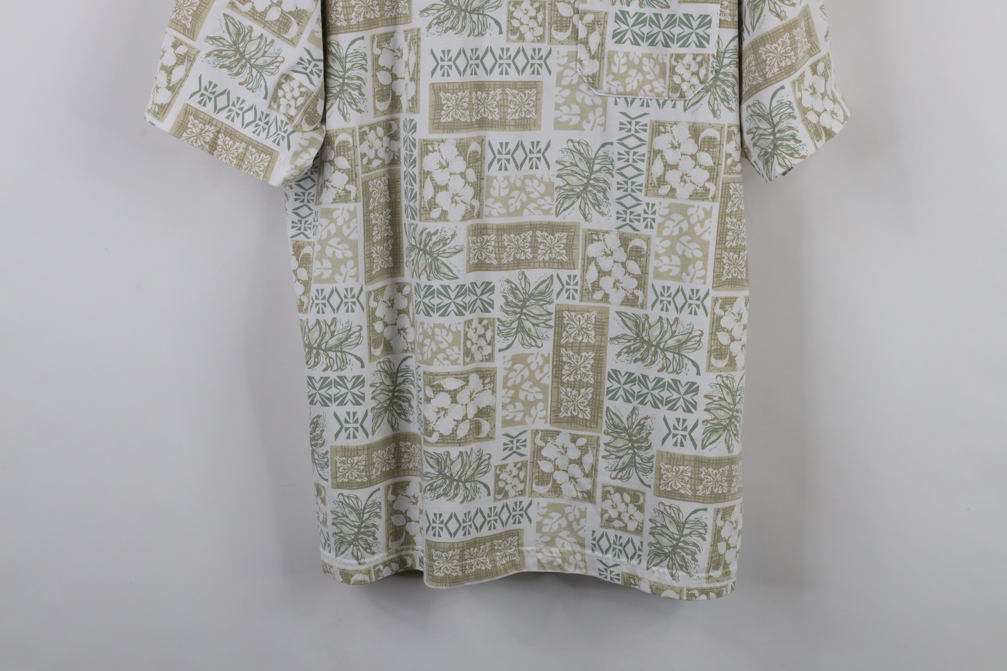 Vintage Vintage 90s Streetwear Floral All Over Print Polo Shirt Size US L / EU 52-54 / 3 - 3 Thumbnail