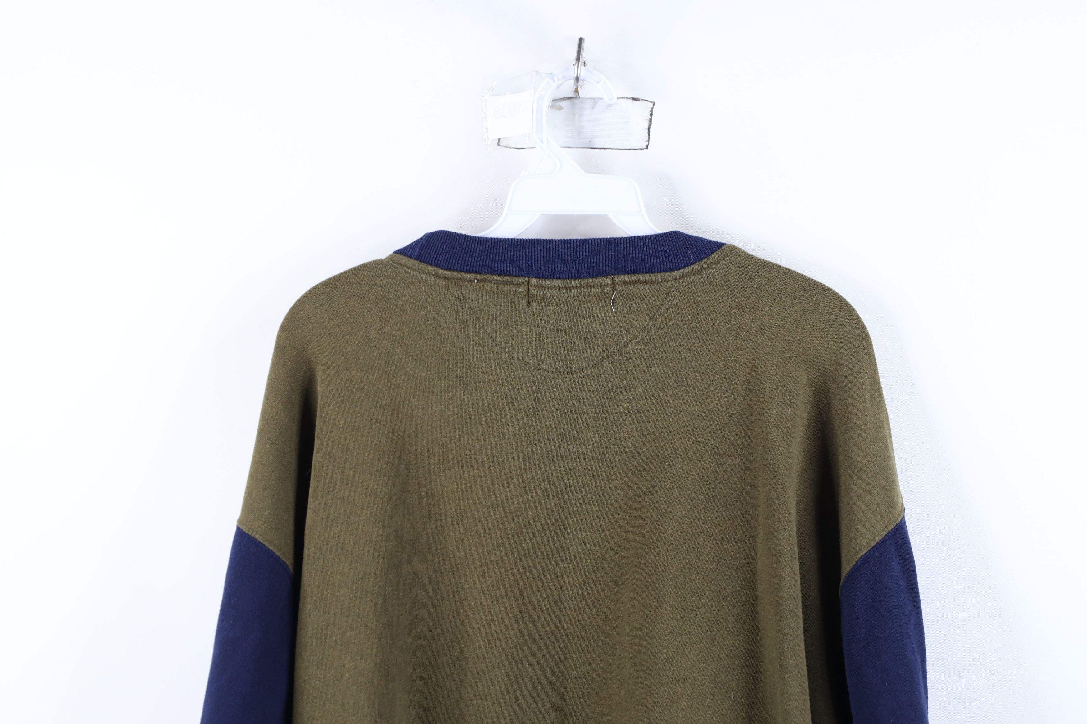 Vintage Vintage 90s Streetwear Block Paris Sunflower Sweatshirt Size L / US 10 / IT 46 - 13 Thumbnail