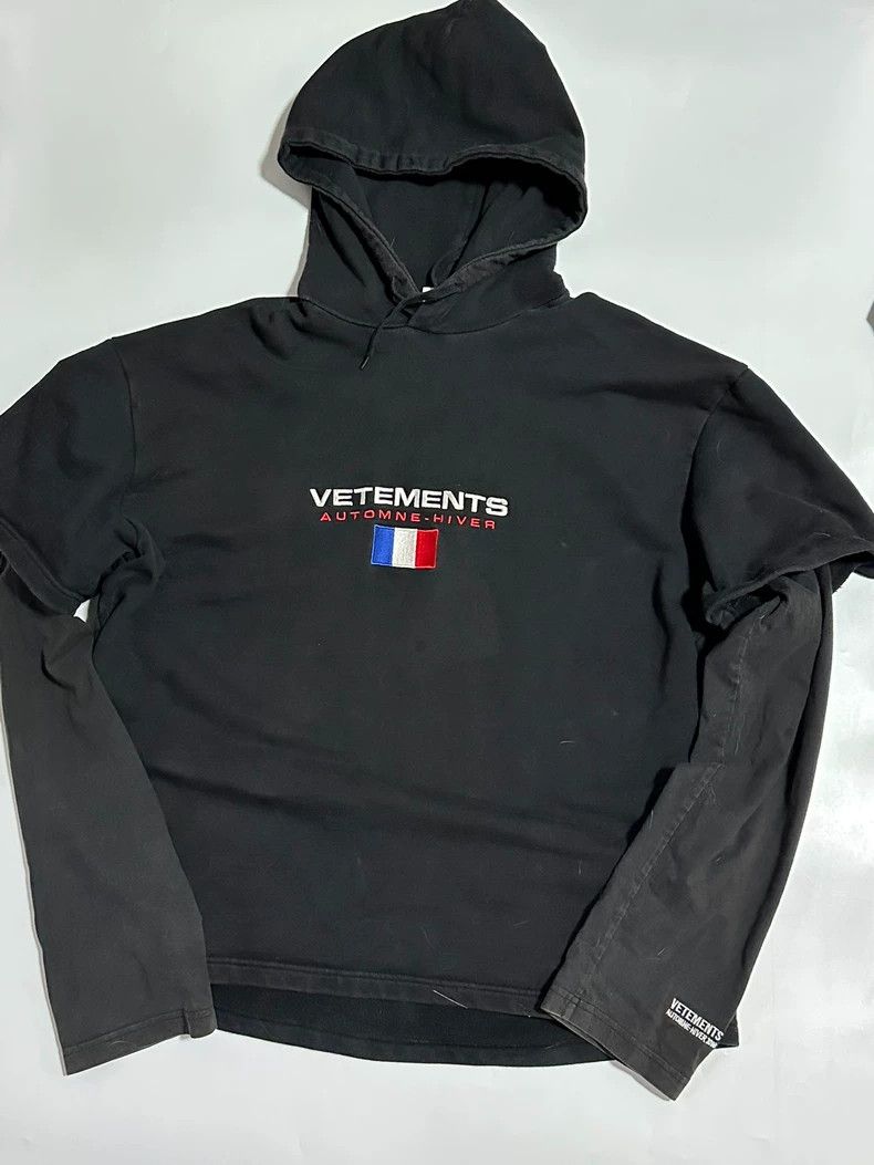Vetements Vetements Fake two-piece hoodie 2506-Nextarrow Size US S / EU 44-46 / 1 - 1 Thumbnail
