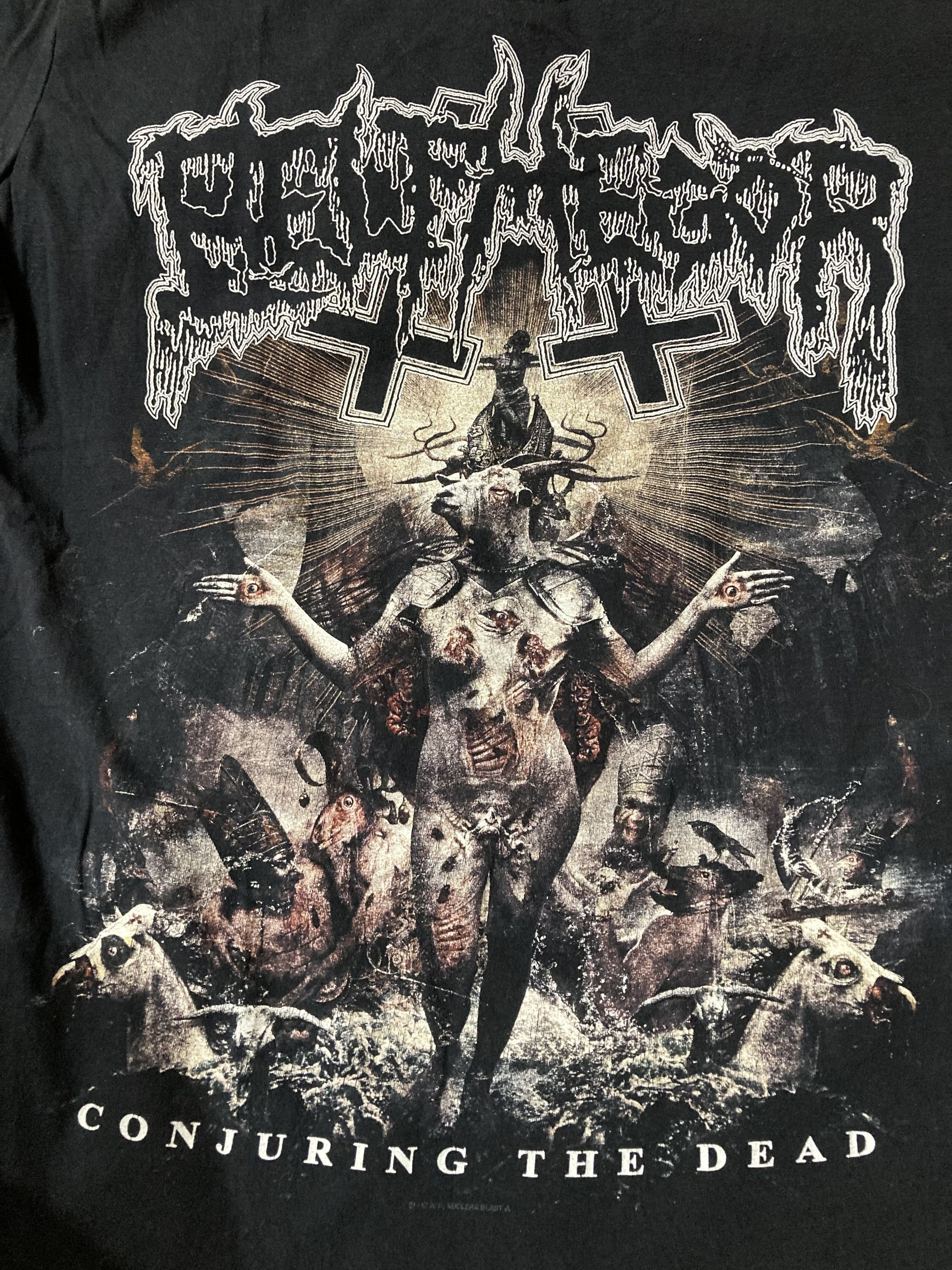 Band Tees Belphegor Conjuring the Dead 2014 Nuclear Blast Shirt Size US S / EU 44-46 / 1 - 5 Thumbnail