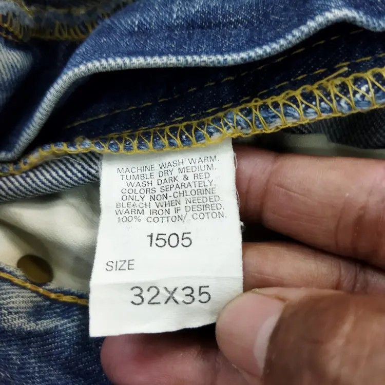 Jean × Vintage LEE RIDER BLUE JEANS PANTS Size US 32 / EU 48 - 13 Thumbnail
