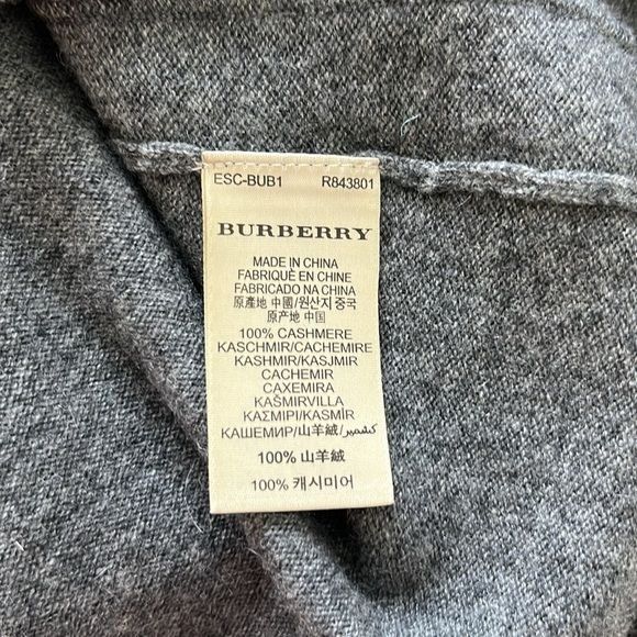 Burberry Burberry Brit Cashmere Gray V Neck Cardigan Sweater Size M / US 6-8 / IT 42-44 - 10 Thumbnail
