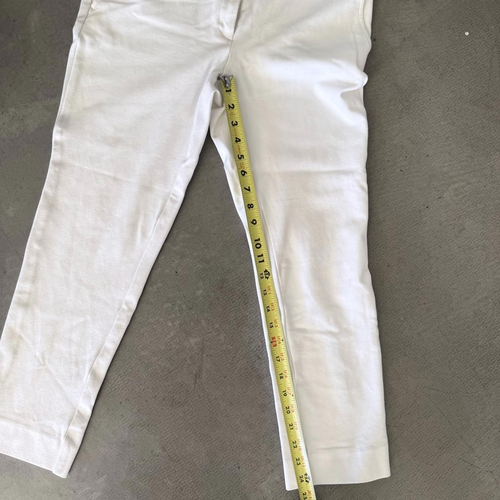 Other Anne Klein Pants / Cropped Slim Fit / Ivory / Women’s 6 Size 28" / US 6 / IT 42 - 7 Thumbnail
