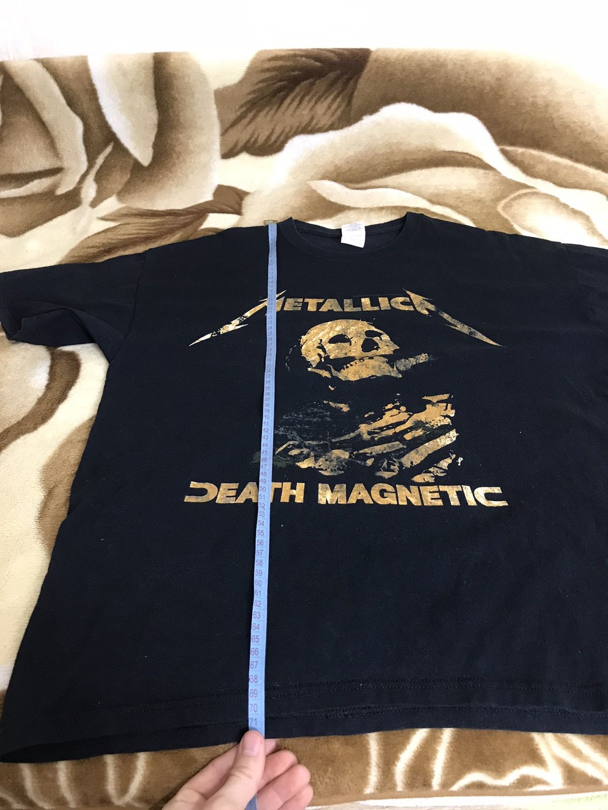 Band Tees × Metallica × Vintage 🔥 Metallica Death Magnetic Tour 2009 T Shirt Rock Vintage Size US XL / EU 56 / 4 - 11 Thumbnail
