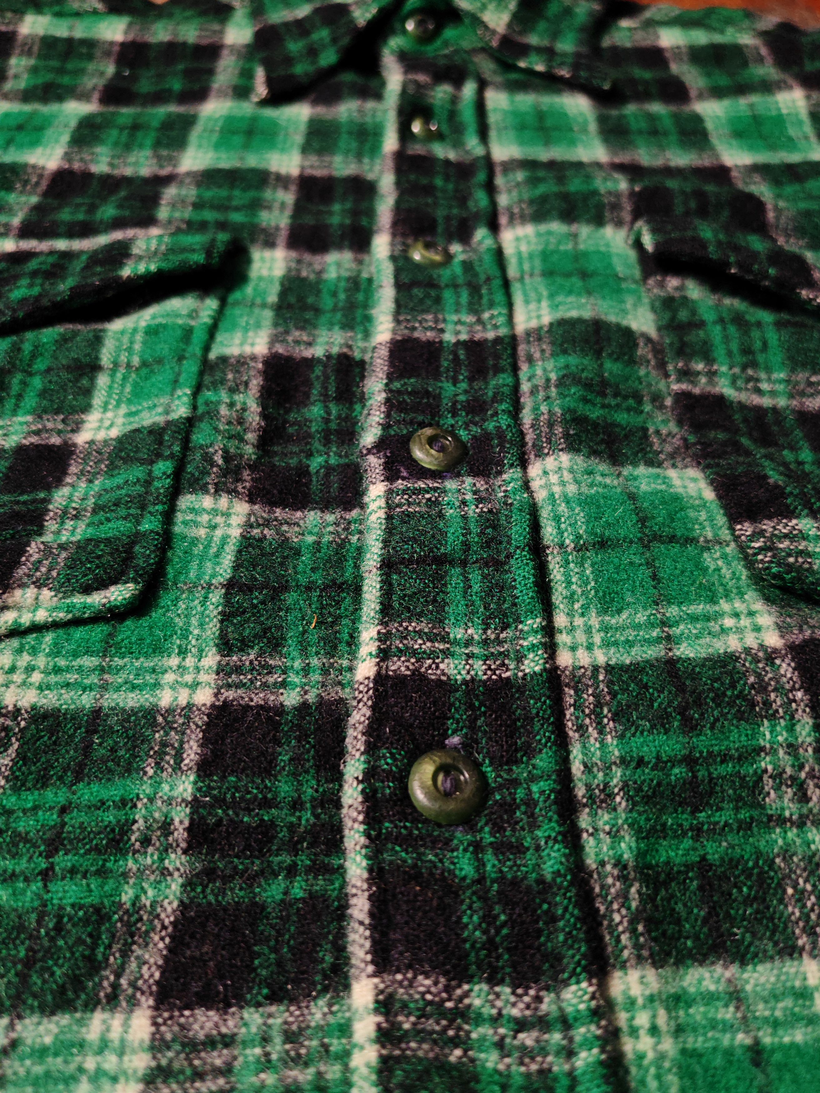 Pendleton True Vtg 1940s Pendleton Wool Shirt Rare 100% Virgin S M USA Size US M / EU 48-50 / 2 - 7 Thumbnail