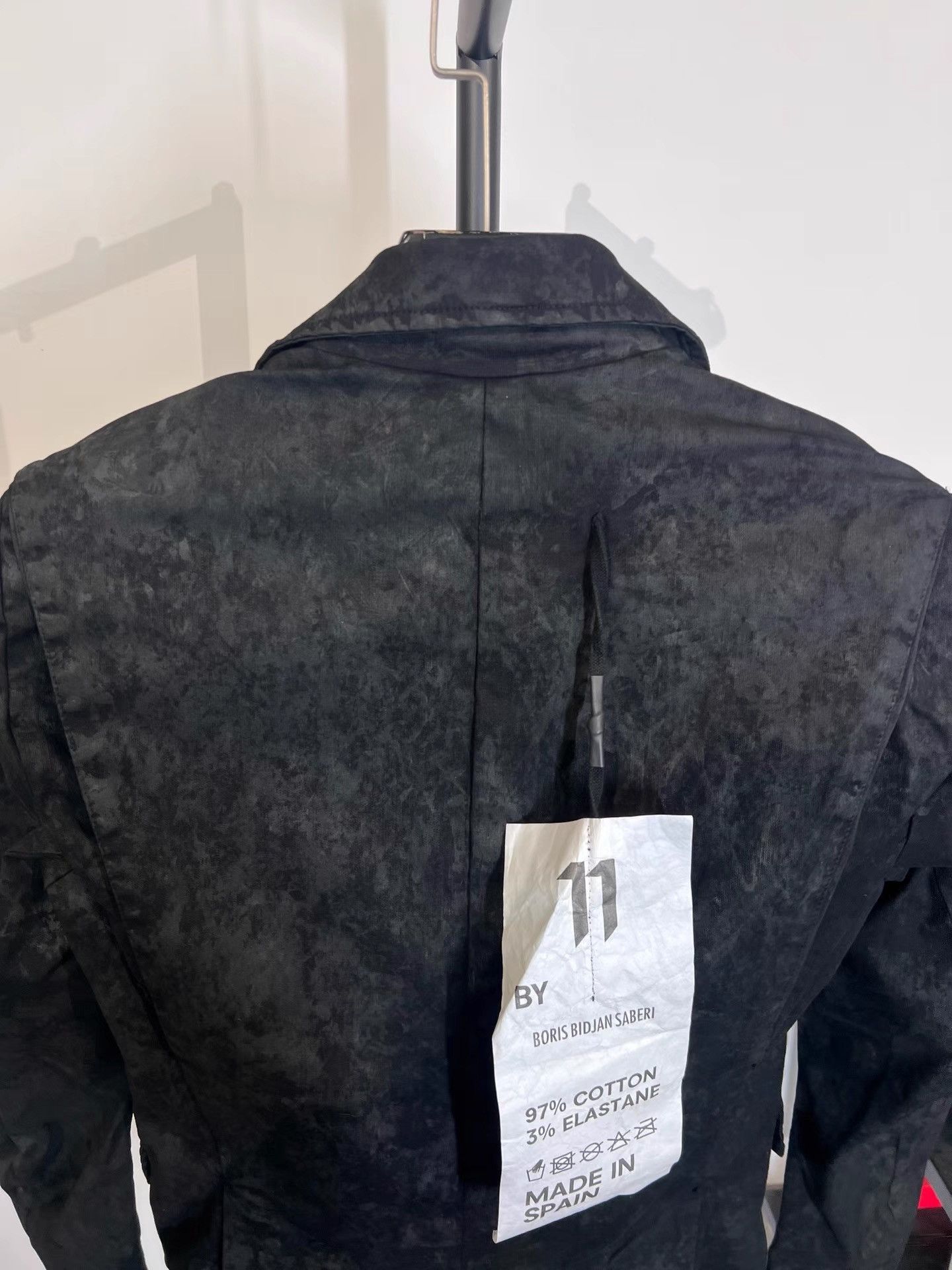 11 By Boris Bidjan Saberi Boris Bidjan Saberi 11by BBS B1 Mud-Dyed Wax Blazer K35 Size US S / EU 44-46 / 1 - 4 Thumbnail