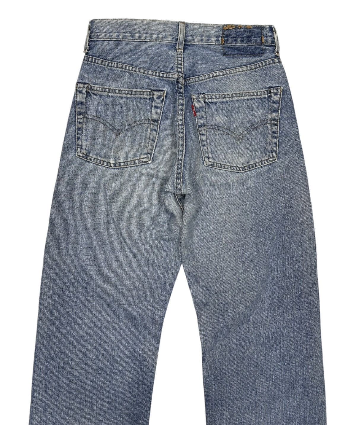 Levi's Vintage Levis 502 Big E Selvedge Redline Distressed Denim Size 26" / US 2 / IT 38 - 4 Thumbnail