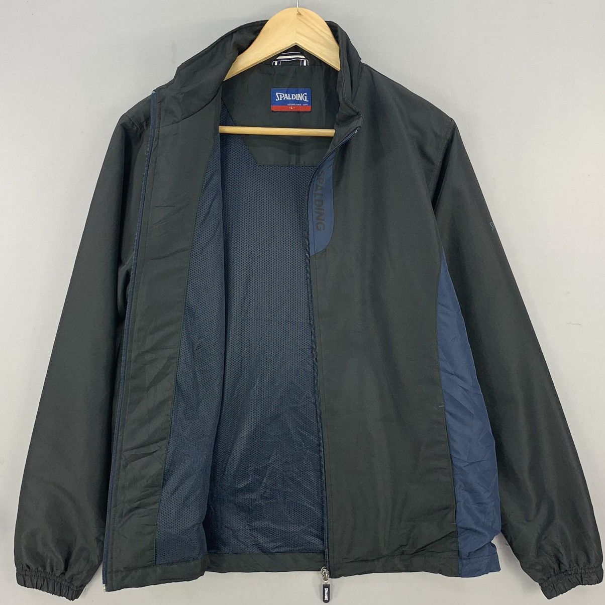 Spalding Vintage Spalding Zipper Windbreaker Jacket Size US L / EU 52-54 / 3 - 10 Thumbnail