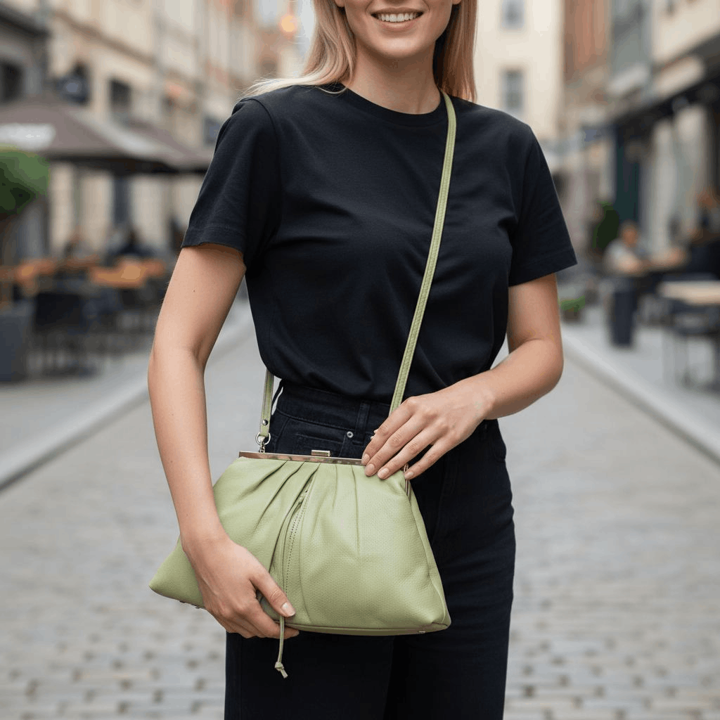 Zara Zara Double Soft Leather Medium Size Clutch Handbag Size ONE SIZE - 4 Thumbnail