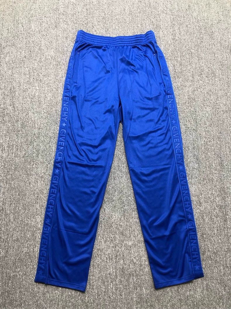 Givenchy givenchy logo athletic pants in blue-dmc Size US 31 - 1 Thumbnail