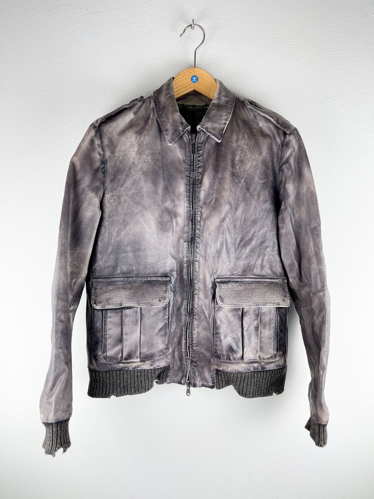 Iceberg ICEBERG Leather RARE Bomber Jacket SZ M Size US M / EU 48-50 / 2 - 1 Thumbnail