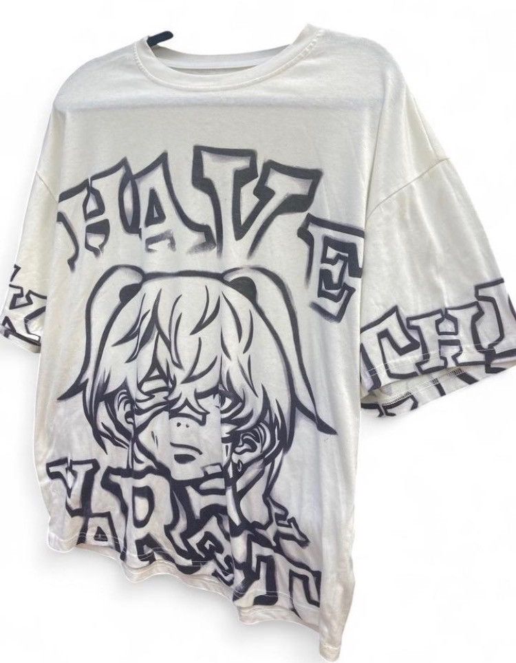 Anime Yeat x Chobits Arty T-Shirt Size US L / EU 52-54 / 3 - 2 Thumbnail