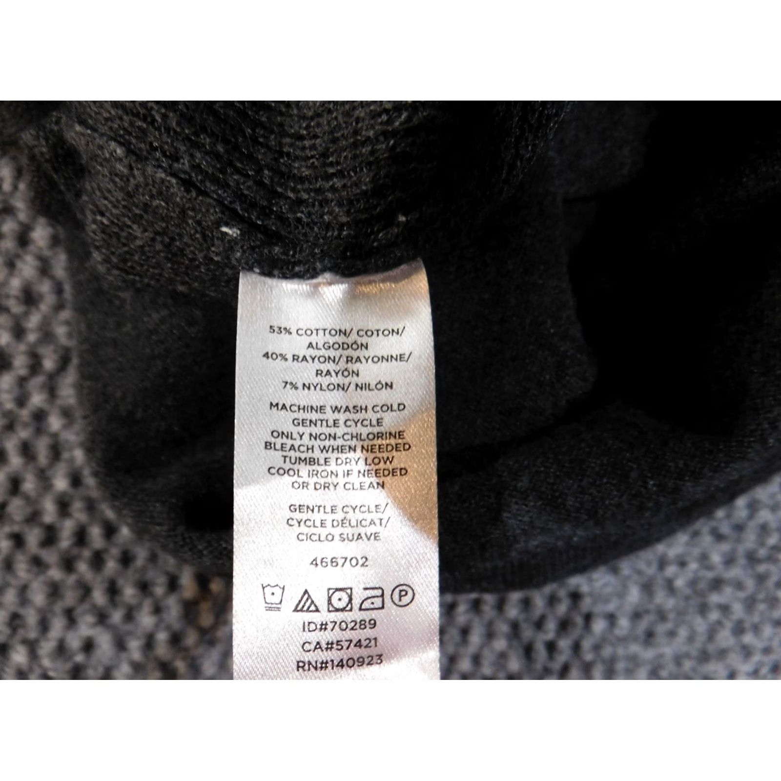 Loft LOFT Sweater Pullover Knit Cotton Rayon Long Sleeve Crew Neck Gray Large Womens Regular Modern Vintage: No Size L / US 10 / IT 46 - 7 Thumbnail