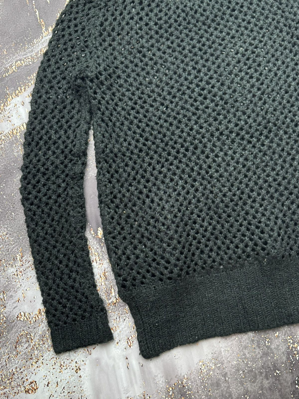 Japanese Brand Vintage Mesh Wool Sweater Size S / US 4 / IT 40 - 8 Thumbnail