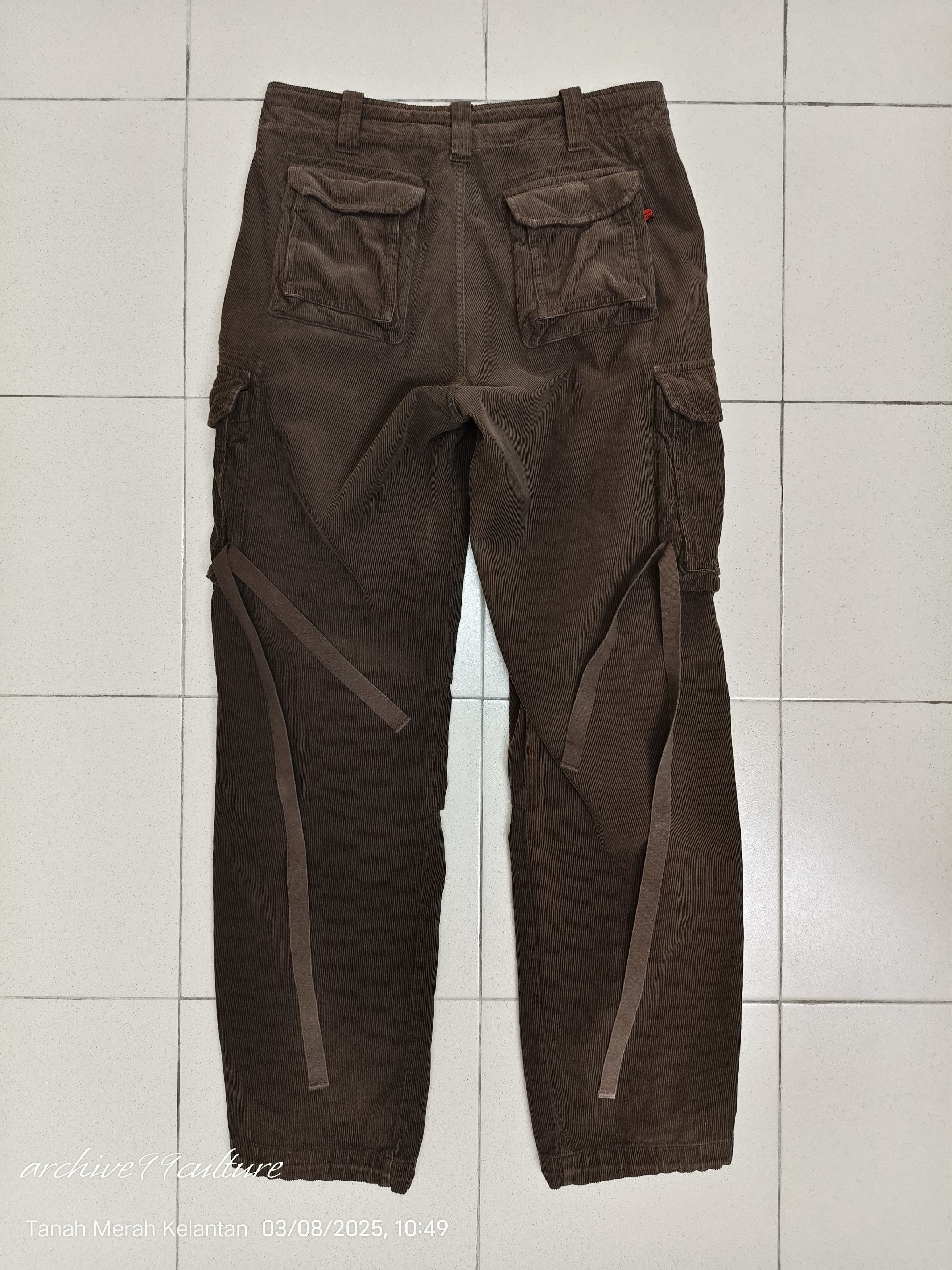 291295=Homme Arhive 2000 291295 Homme Parachute velvet pants Size US 31 - 2 Thumbnail