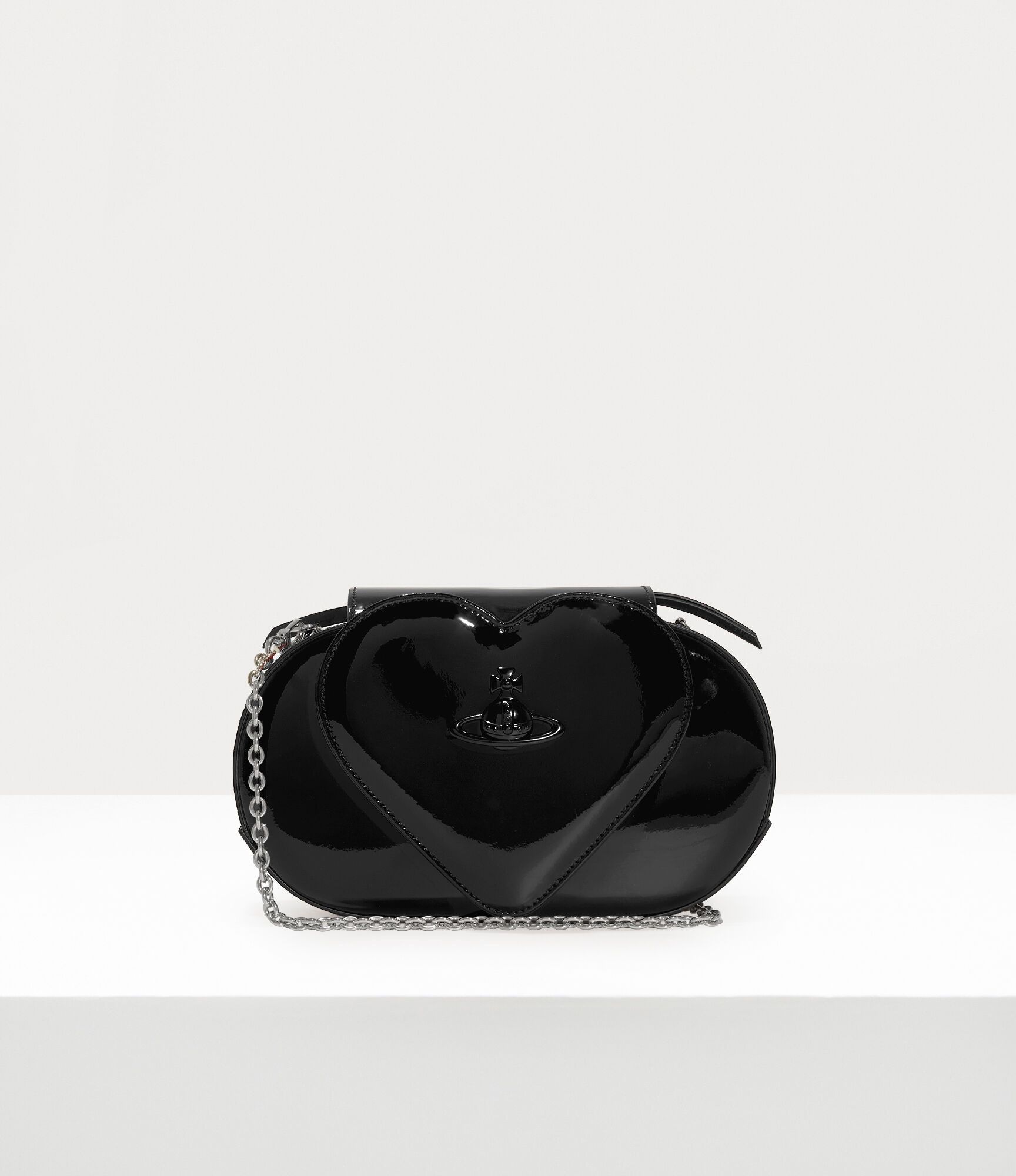 Vivienne Westwood o1f1d3z0825 Size: OS / Jonny Heart Flap Crossbody Bag Black Size ONE SIZE - 6 Thumbnail
