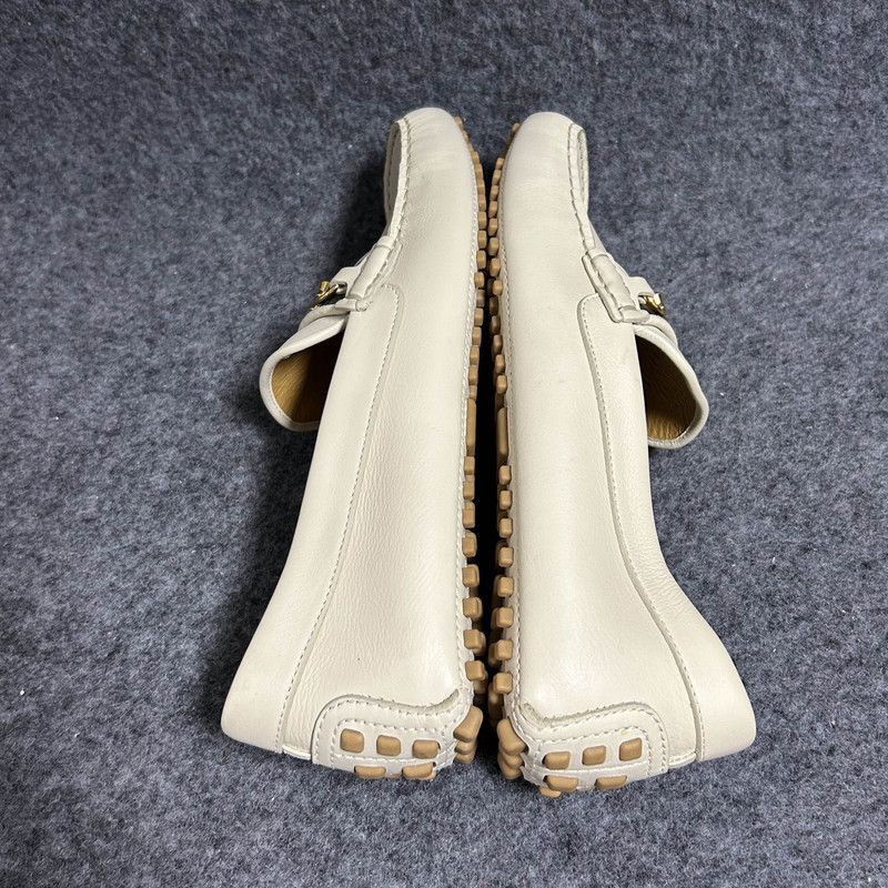 Gucci Gucci White Slip-On Casual Shoes for Men - Size US 10.5 / EU 43-44 - 8 Thumbnail