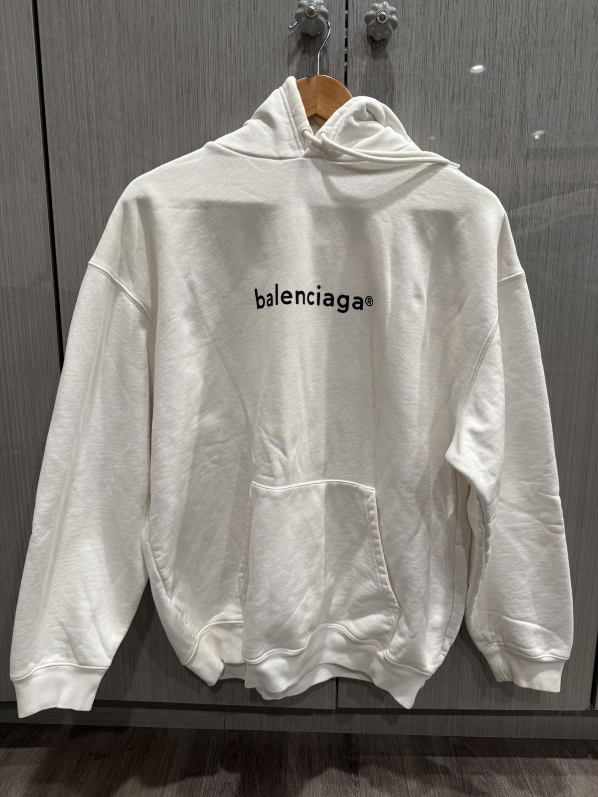 Balenciaga Balenciaga Copyright Logo Oversized Hoodie Size US L / EU 52-54 / 3 - 1 Thumbnail