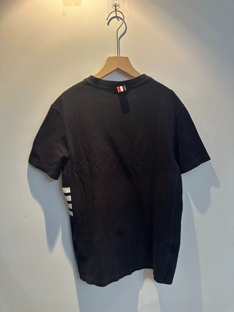 Thom Browne Thom Browne size1 Black four stripe knit short sleeve Size US S / EU 44-46 / 1 - 2 Thumbnail