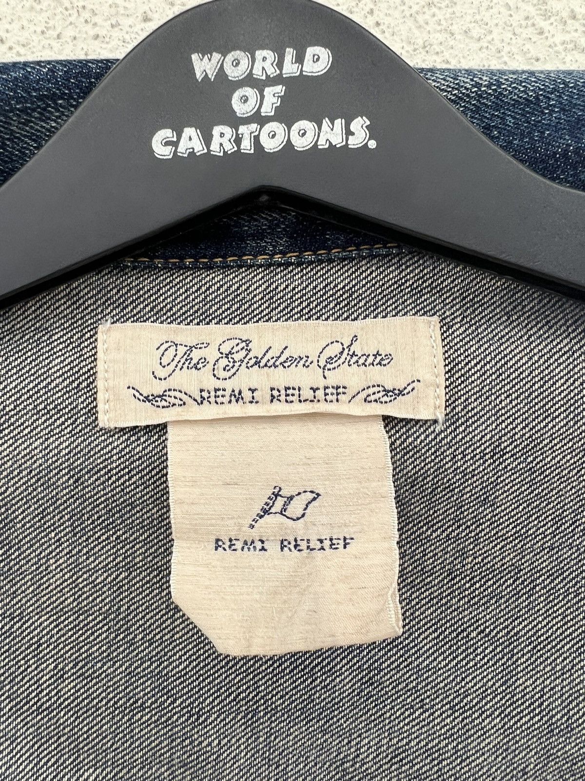 Remi Relief Remi Relief Japan Distress Denim Type 1 Jacket 40s Style Size US M / EU 48-50 / 2 - 17 Thumbnail