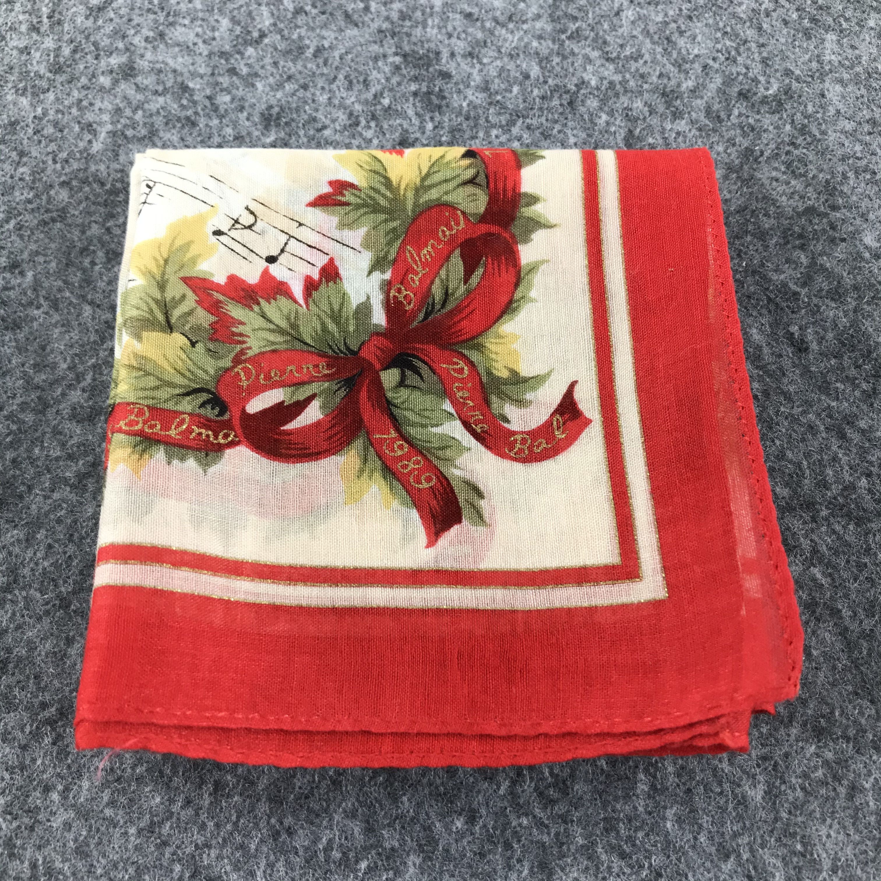 Pierre Balmain Pierre Balmain Handkerchief Neckerchief Bandana H498 Size ONE SIZE - 6 Thumbnail