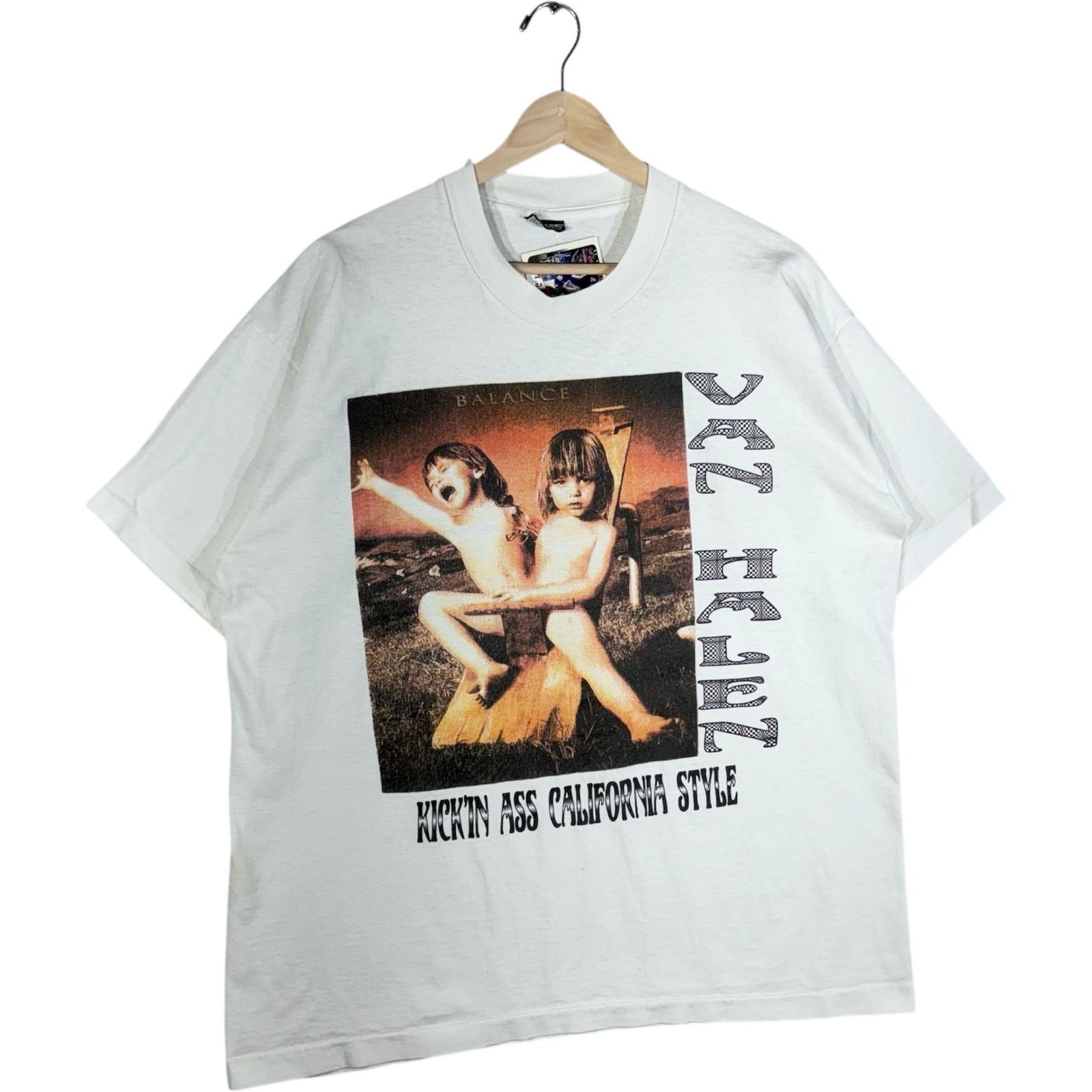Vintage Vintage Van Halen Balance World Tour Band 90s Tee XL Size US XL / EU 56 / 4 - 4 Thumbnail