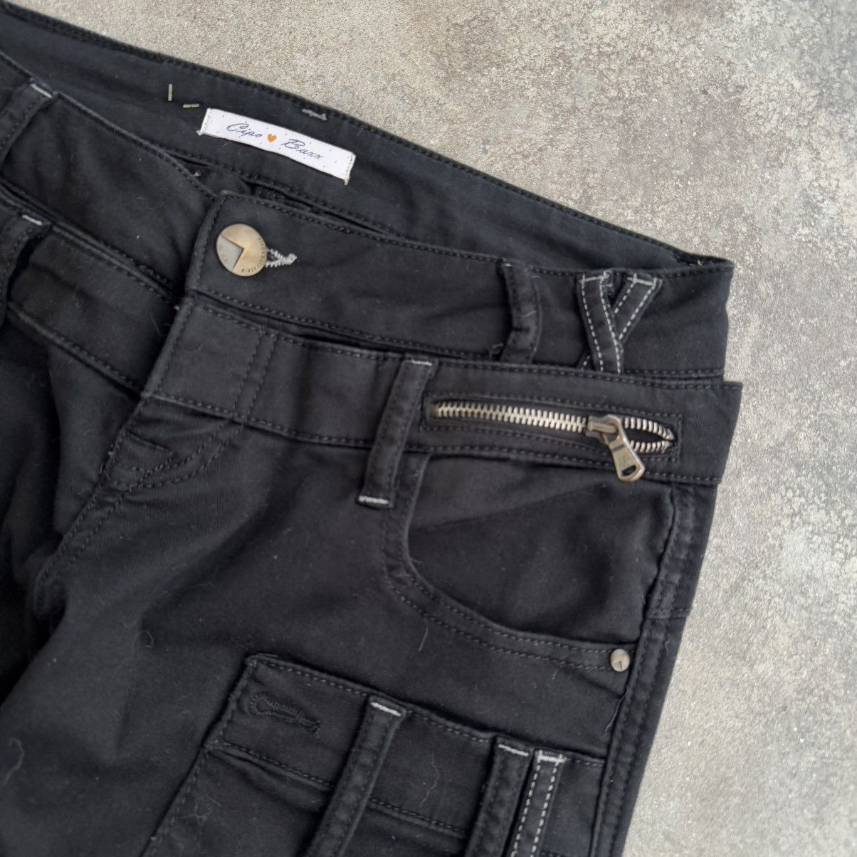 20471120 × Japanese Brand Avant Garde Vintage Y2K Black Gothic Jeans Size 30" / US 8 / IT 44 - 5 Thumbnail