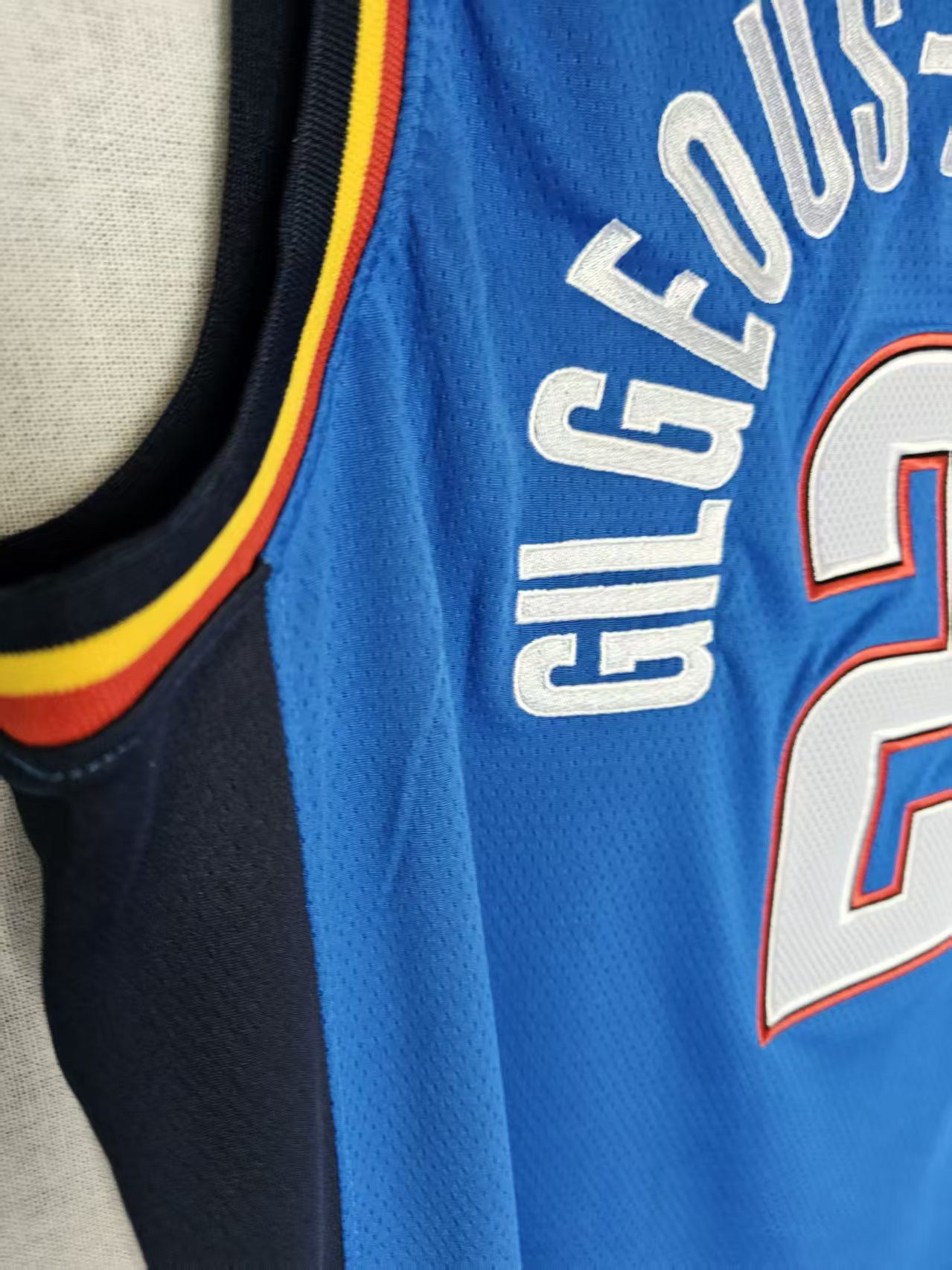 NBA Shai Gilgeous-Alexander Jersey Thunder Double Stitched Size US XL / EU 56 / 4 - 5 Thumbnail