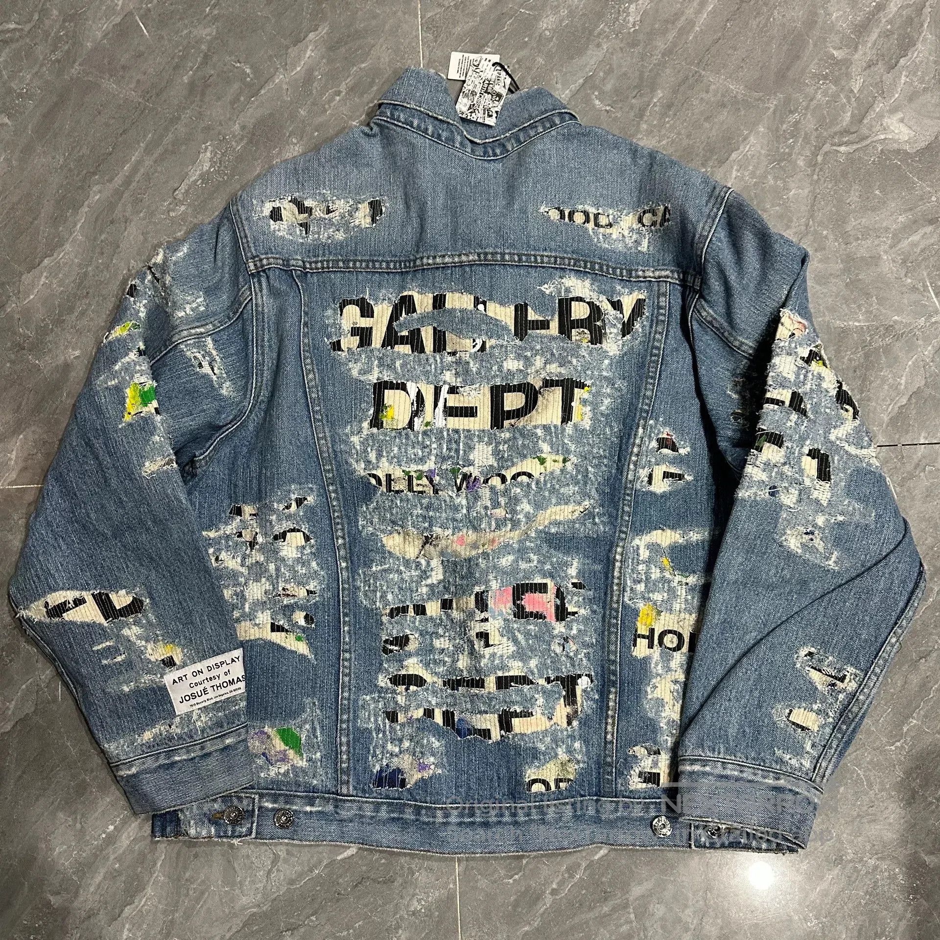 Gallery Dept. Gallery dept.vintage embroidered logo denim jacket