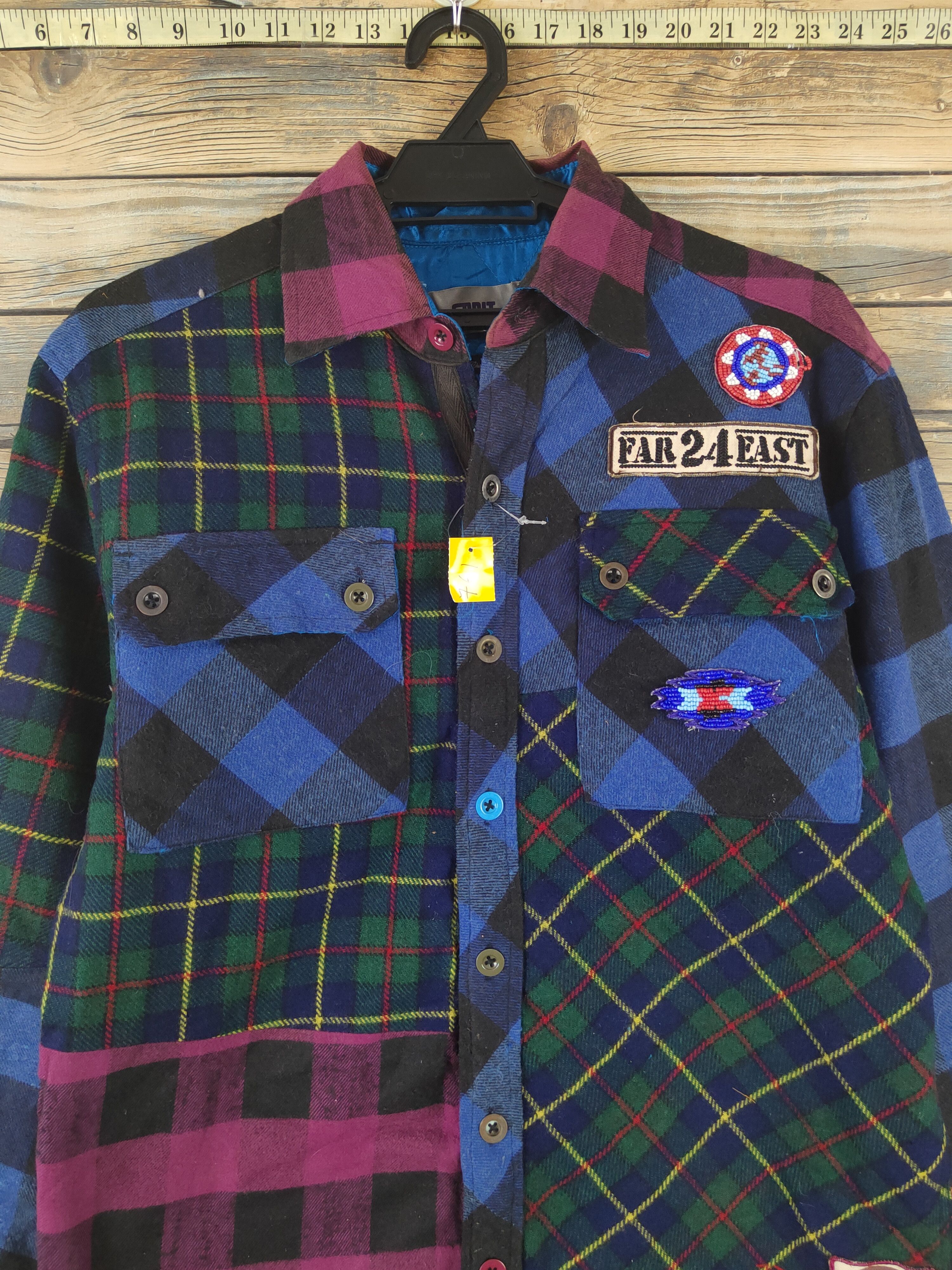 Japanese Brand DL Sabit patchwork japan vintage jacket #761 Size US S / EU 44-46 / 1 - 2 Thumbnail