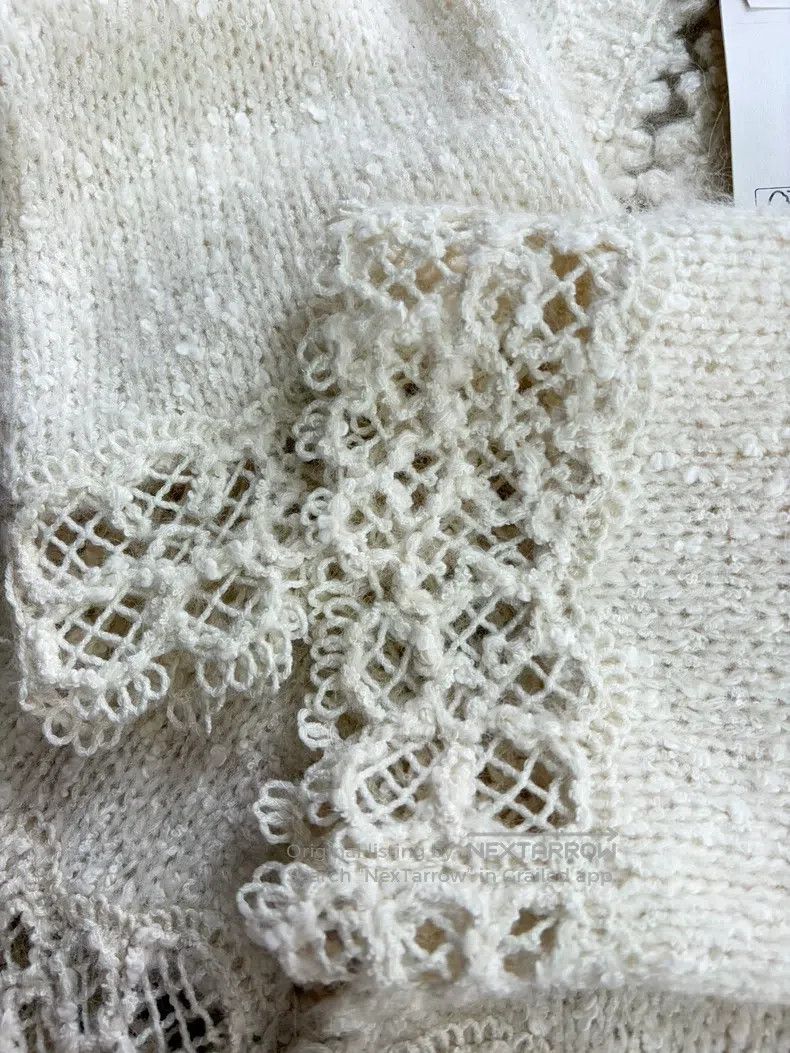 Chanel Chanel White snowflake doll collar cardigan jacket Size XS / US 0-2 / IT 36-38 - 4 Thumbnail
