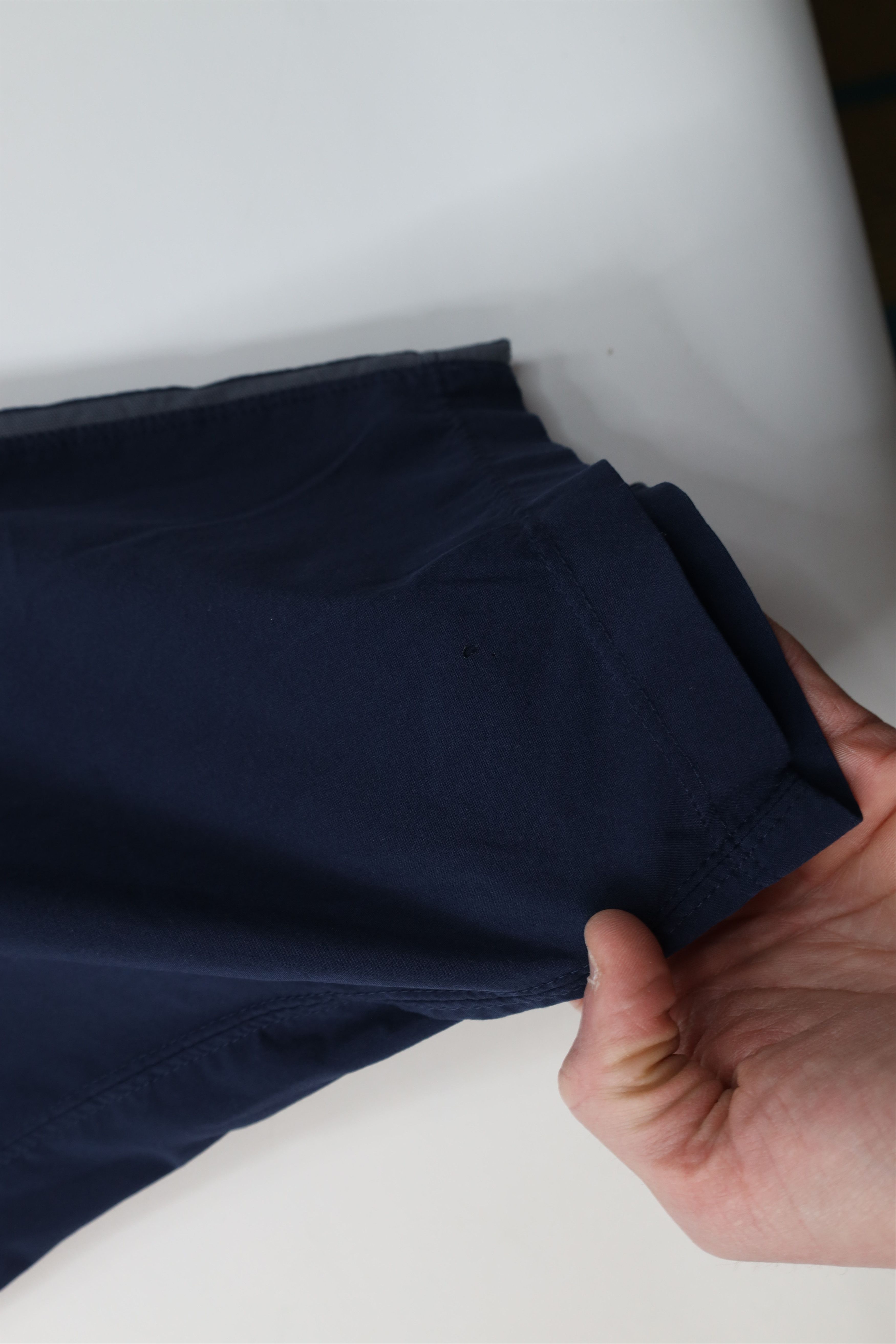 Nike Vintage Nike Scott Mini Swoosh Stretch Pants Navy Blue Size US 38 / EU 54 - 7 Thumbnail