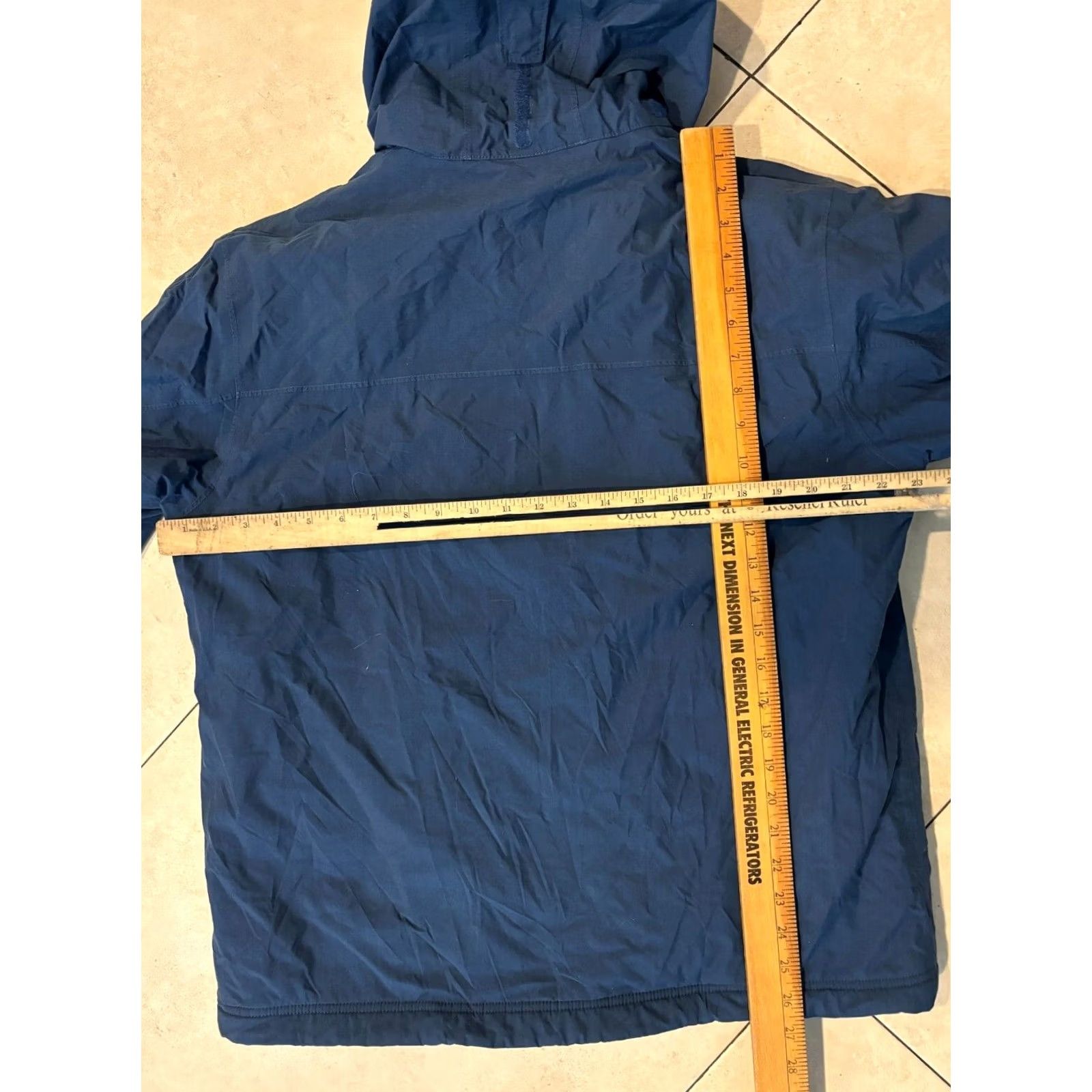 Vintage VINTAGE L.L. Bean Jacket M Blue Nylon Shell Fleece Lined Zip Pockets 3051 Mens Regular Distinctive Embroidered Logo 8/10 Shell Theme Walking Size US M / EU 48-50 / 2 - 6 Thumbnail
