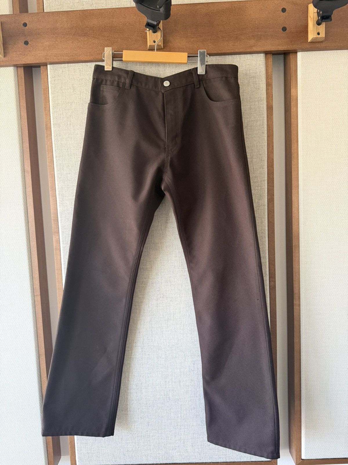 Courreges courreges brown casual pant Size US 33 - 1 Thumbnail