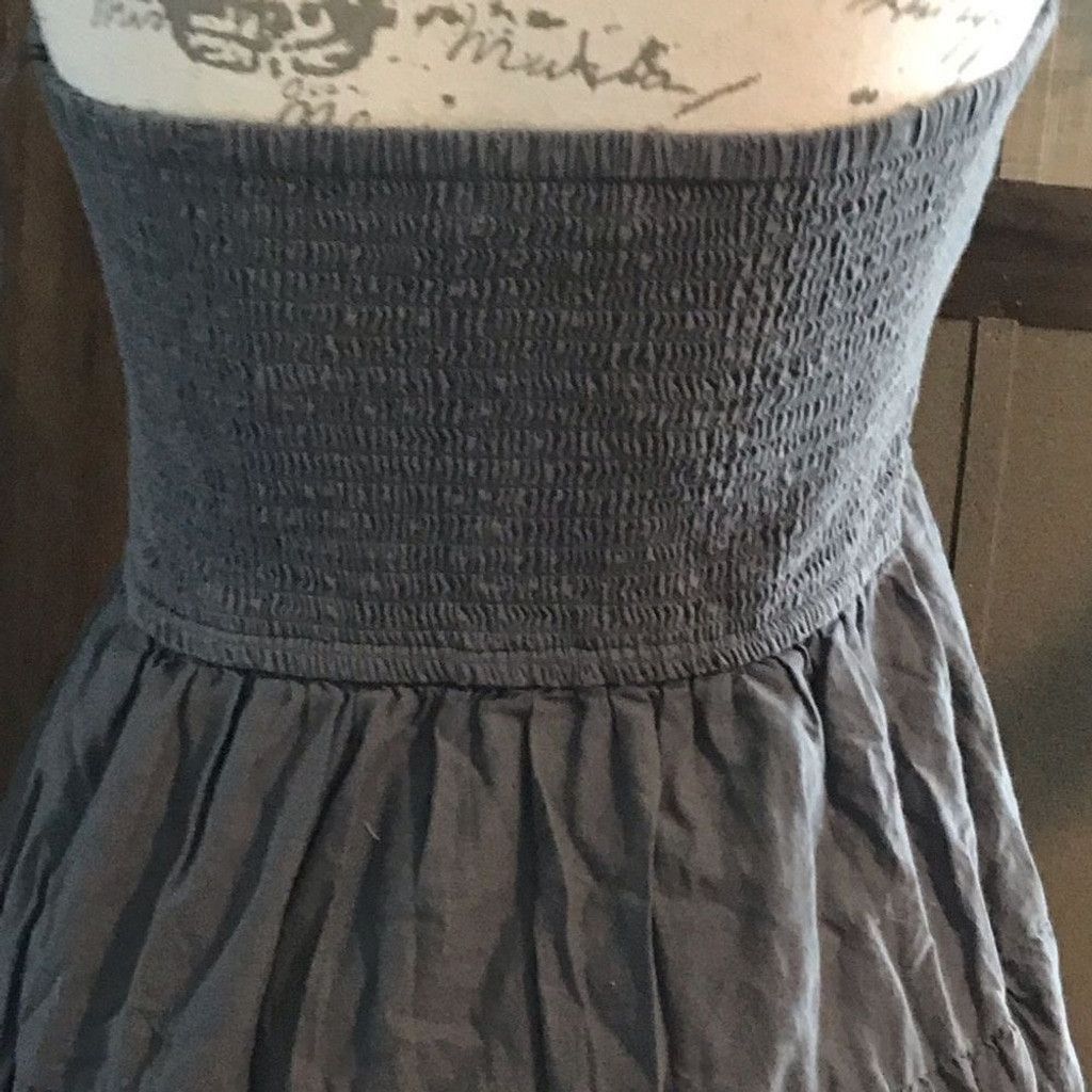 American Eagle Outfitters American eagle size X Small gray dress cotton tiered eyelet Size XXS / US 00 / IT 34 - 10 Thumbnail