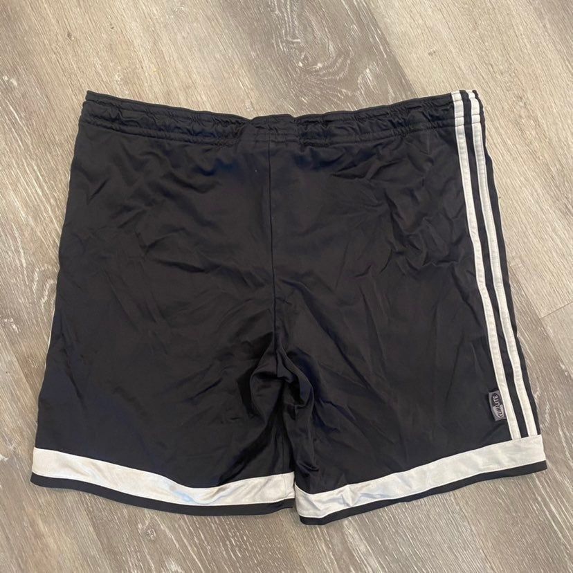 Adidas Adidas Black Athletic Workout Shorts Men Medium Run Basketba Size US 32 / EU 48 - 4 Thumbnail