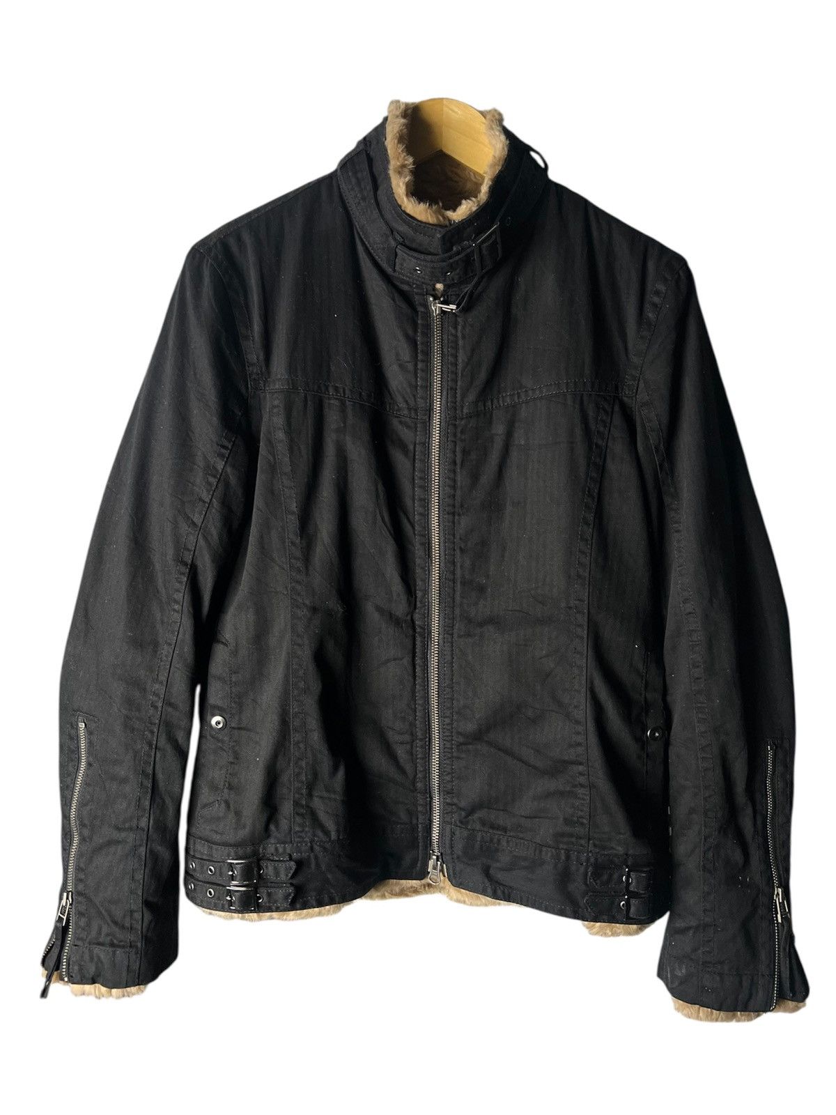 14th Addiction Nicole Club For Men Fur Biker Jacket Vkei Iswn LGB Style Size US M / EU 48-50 / 2 - 3 Thumbnail