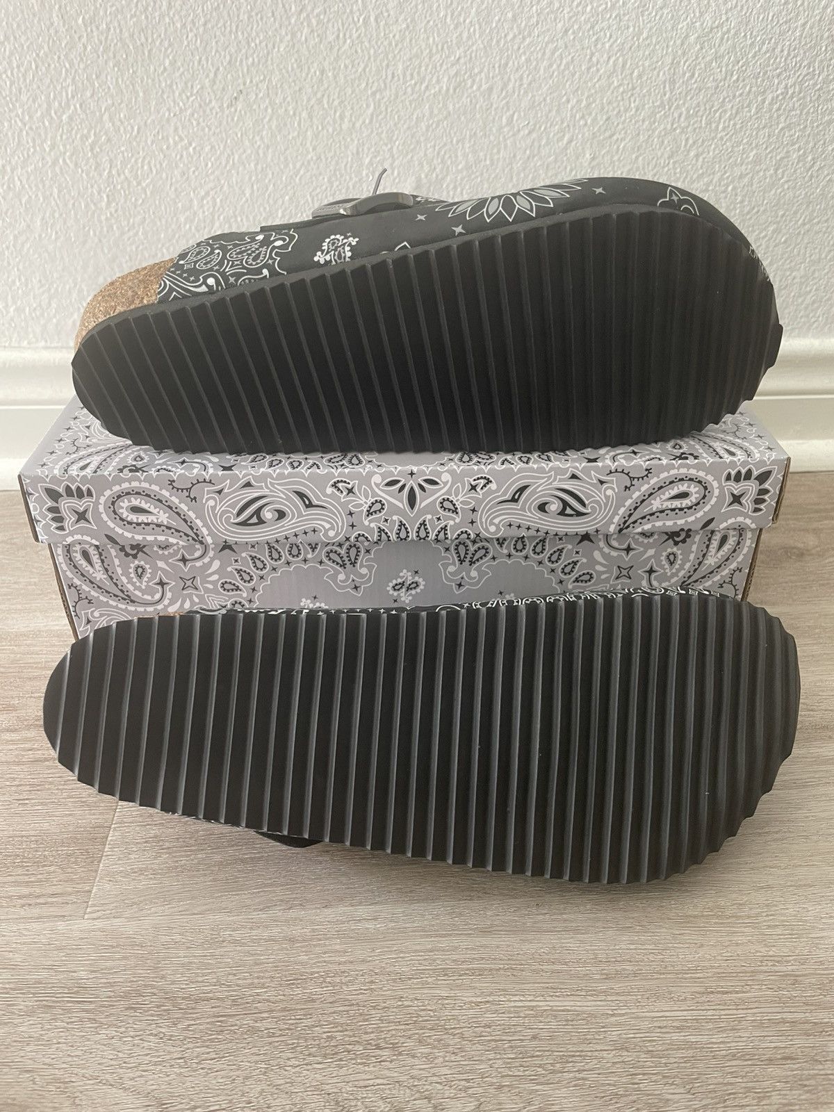 Bravest Studios Black Paisley Mules by Bravest Studios Size US 12 / EU 45 - 5 Thumbnail