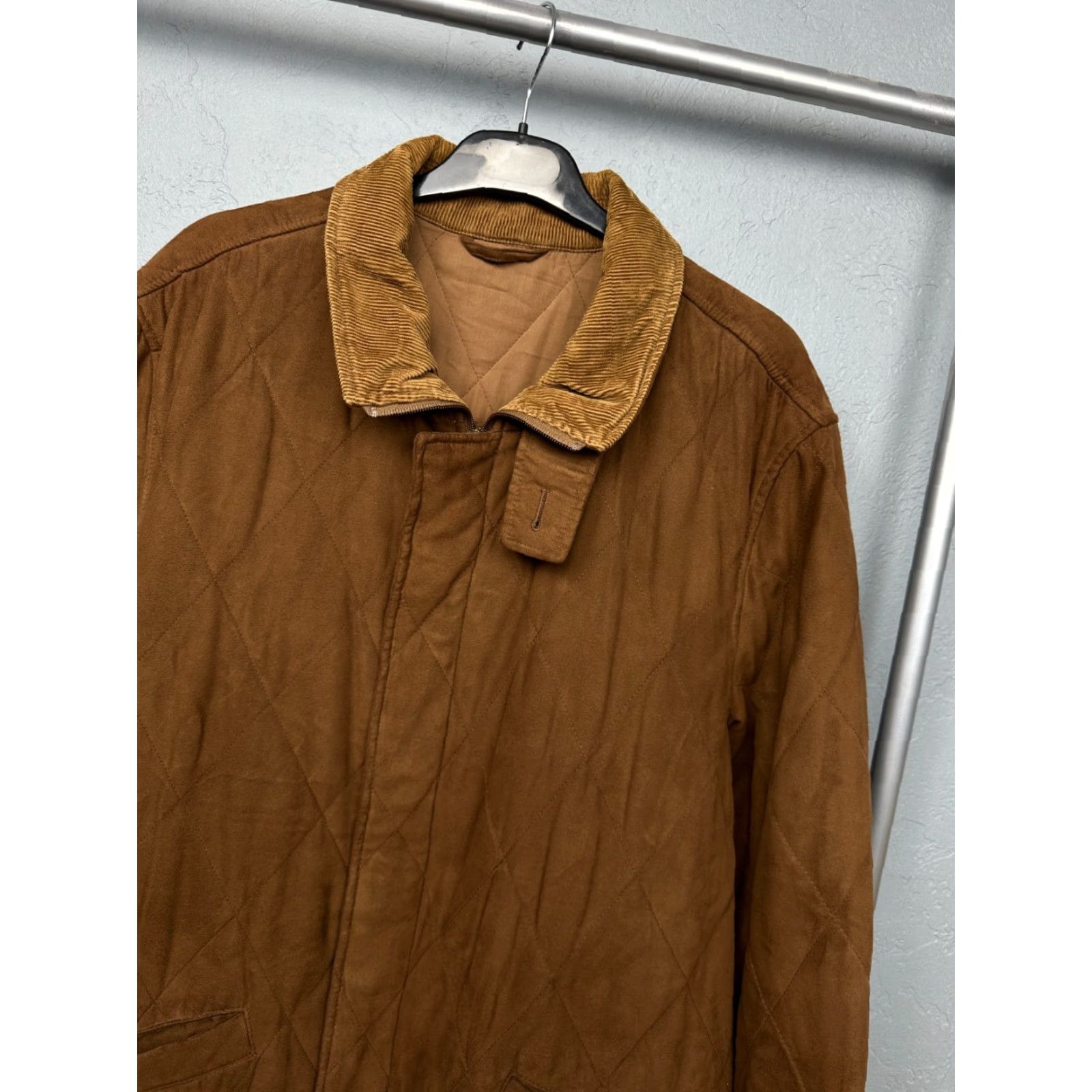 Paul Smith VINTAGE Paul Smith Jacket Mens Quilted XL Brown Windbreaker Size US XL / EU 56 / 4 - 2 Thumbnail