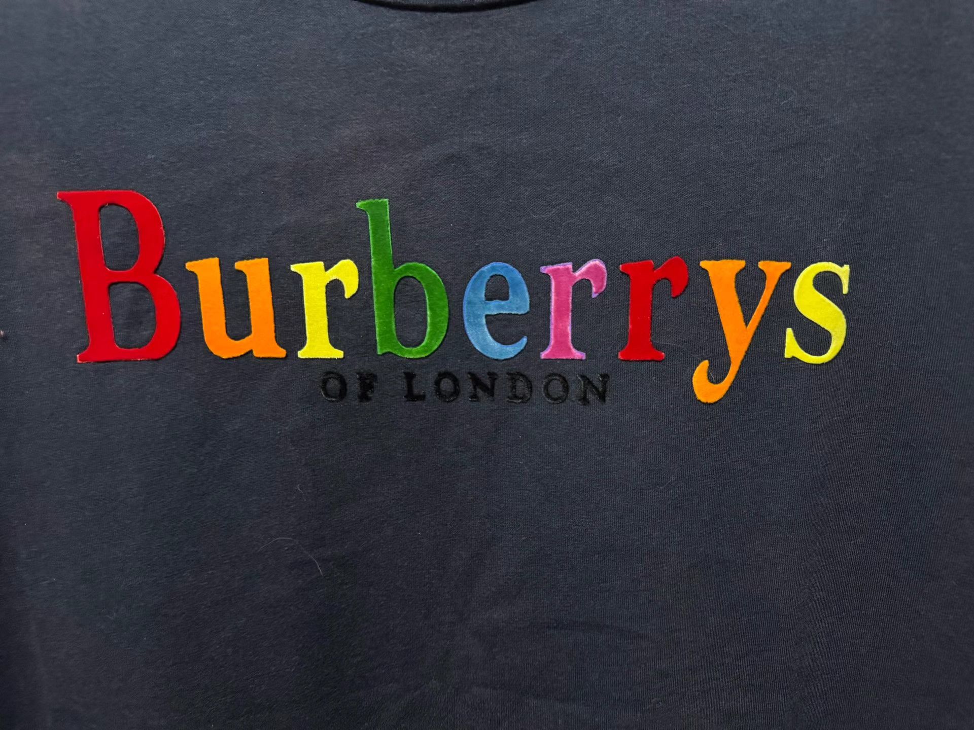 Burberry BURBERRY Rainbow Logo Short Sleeve T-Shirt K13 Size US M / EU 48-50 / 2 - 3 Thumbnail